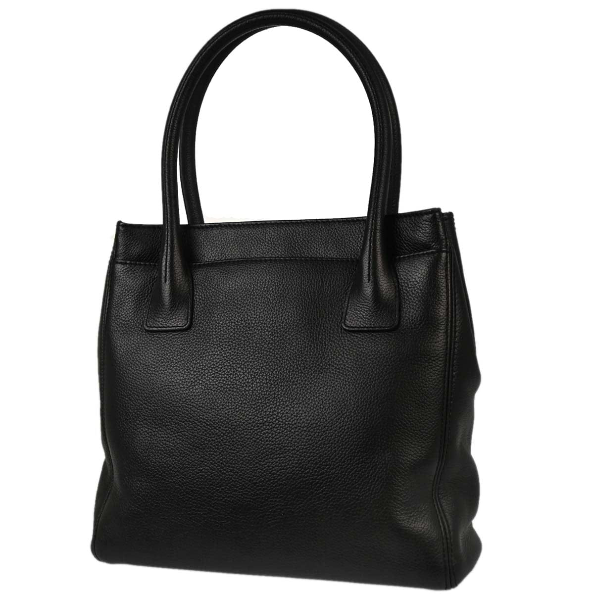 Chanel 2005 - 2006 Black Calfskin Mademoiselle Lock Executive Tote Bag