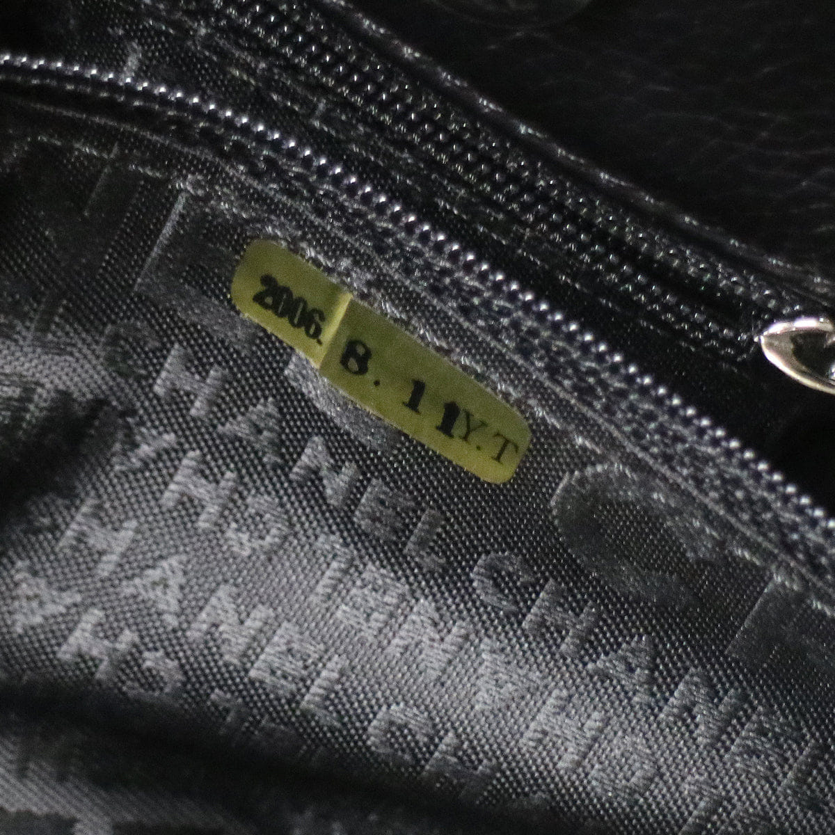 Chanel 2005 - 2006 Black Calfskin Mademoiselle Lock Executive Tote Bag