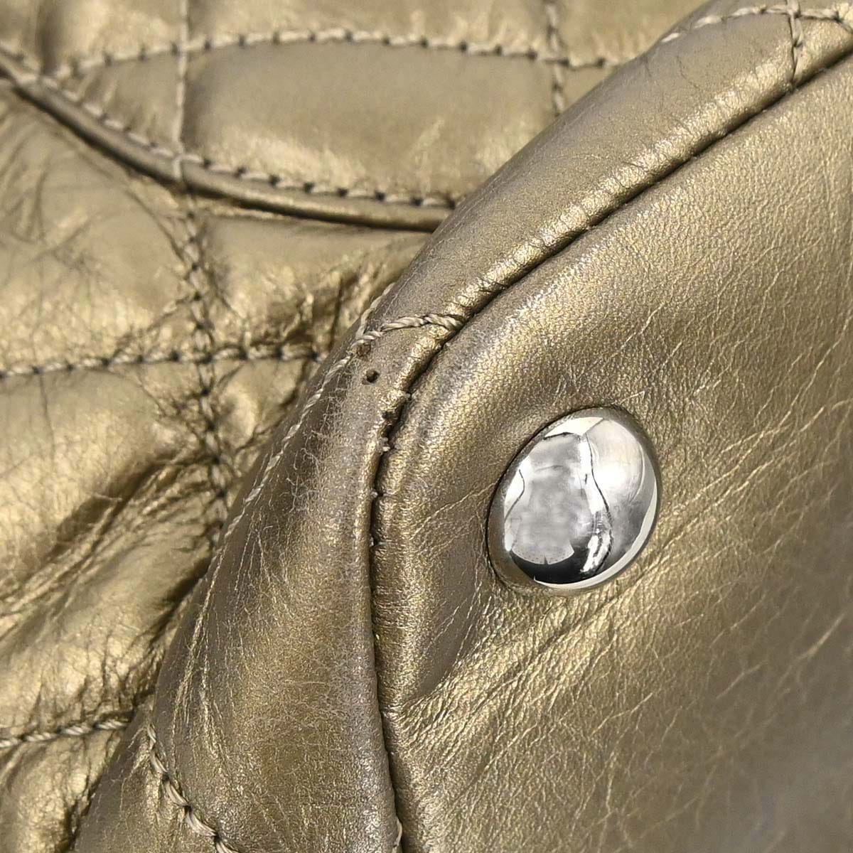 Chanel 2006 - 2008 Gold Calfskin Cambon Tote Bag