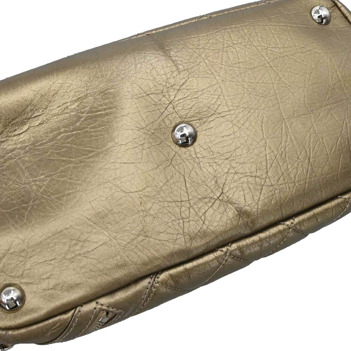 Chanel 2006 - 2008 Gold Calfskin Cambon Tote Bag
