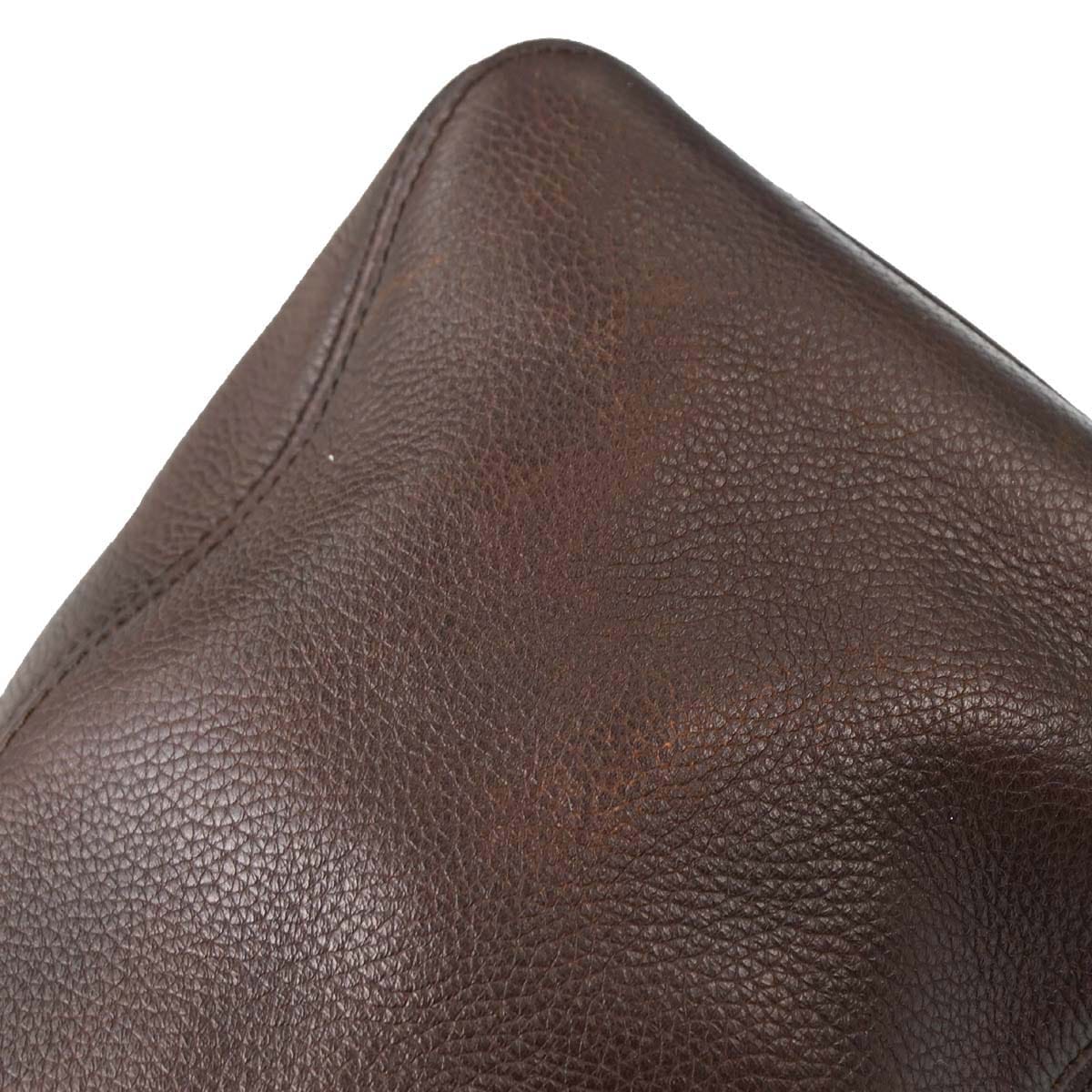 Chanel 2000 - 2002 Brown Calfskin Executive Cerf Tote Bag 2way Handbag