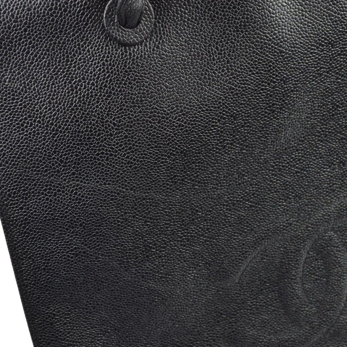 Chanel 1997 - 1999 Black Caviar Shoulder Tote Bag