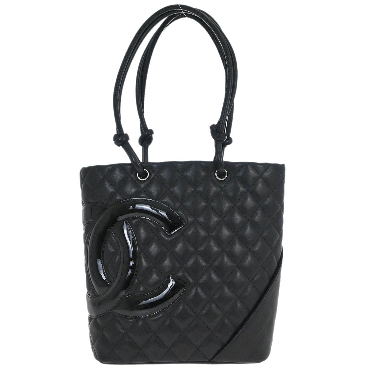 Chanel 2010 - 2011 Black Calfskin Cambon Ligne Tote Handbag