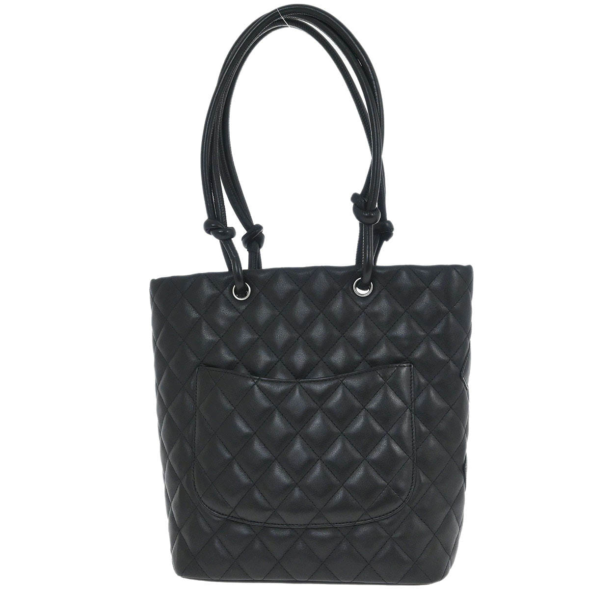 Chanel 2010 - 2011 Black Calfskin Cambon Ligne Tote Handbag