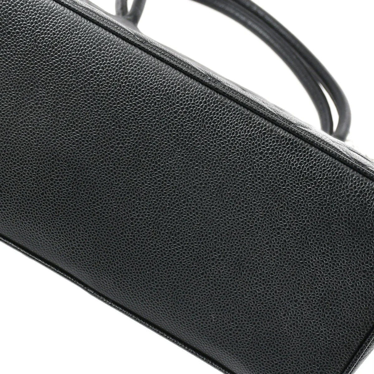 Chanel 2002 - 2003 Medallion Tote Handbag Black Caviar
