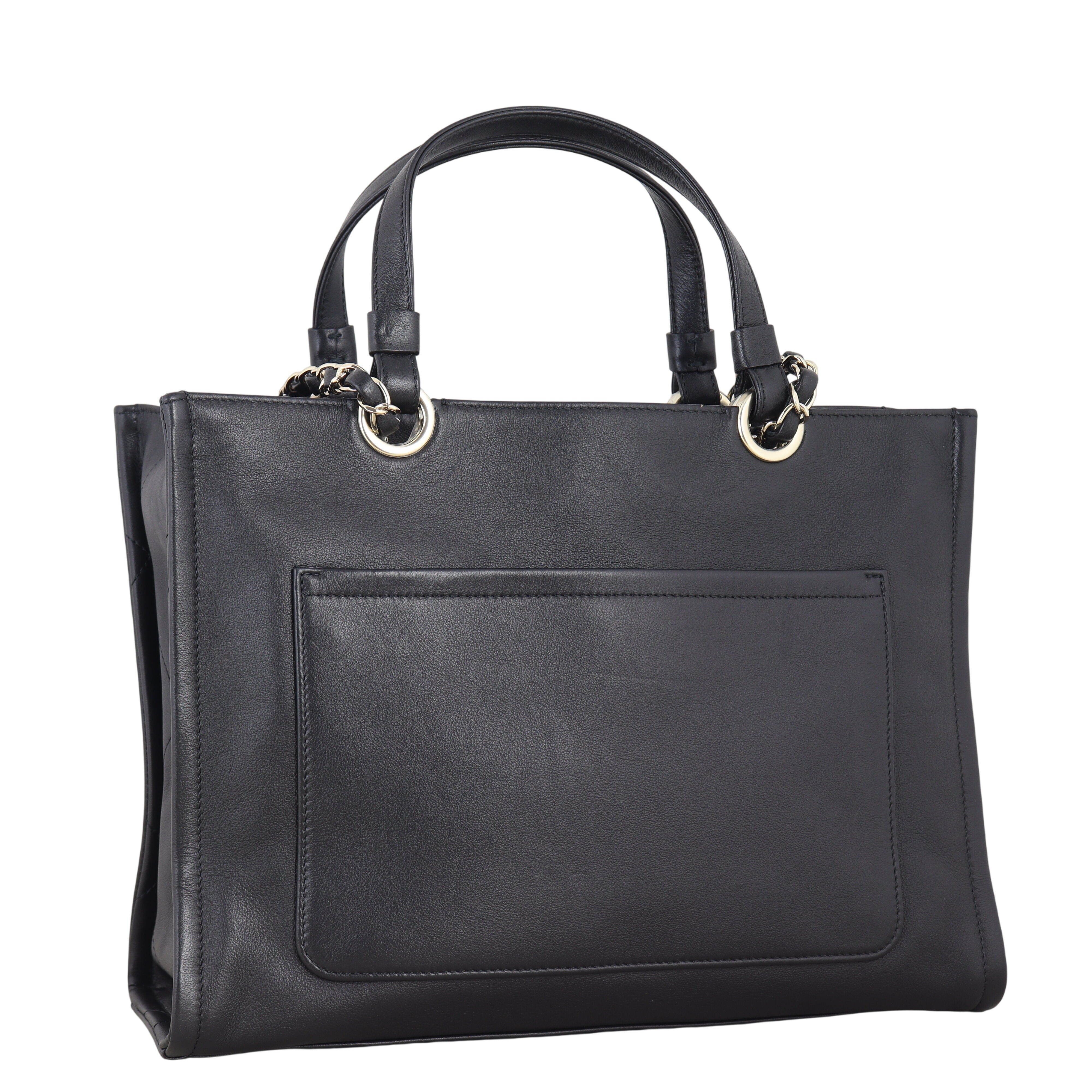 Chanel CC Zip Shopping Tote