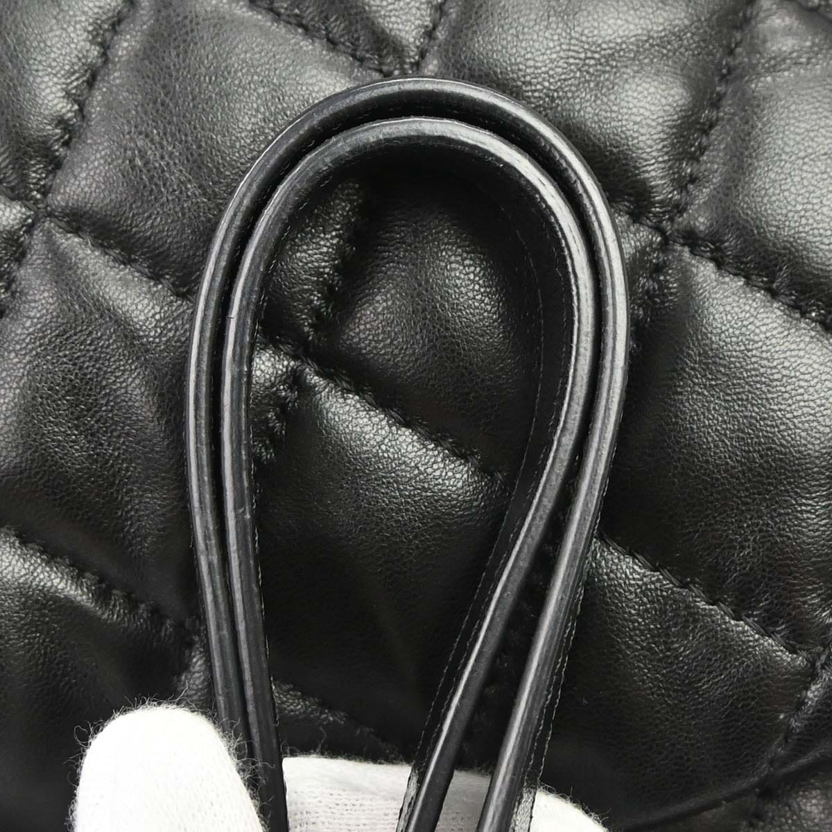 Chanel 2017 - 2018 Black Lambskin Week End on Mars Chain Tote Handbag