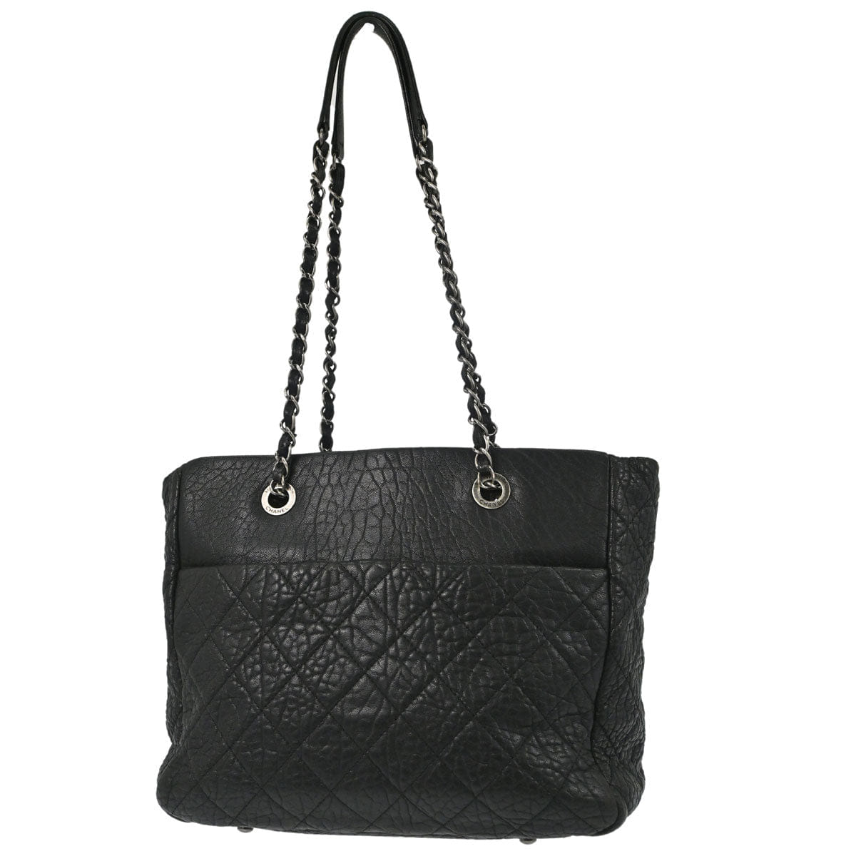 Chanel 2015 - 2016 Black Lambskin Tote Handbag