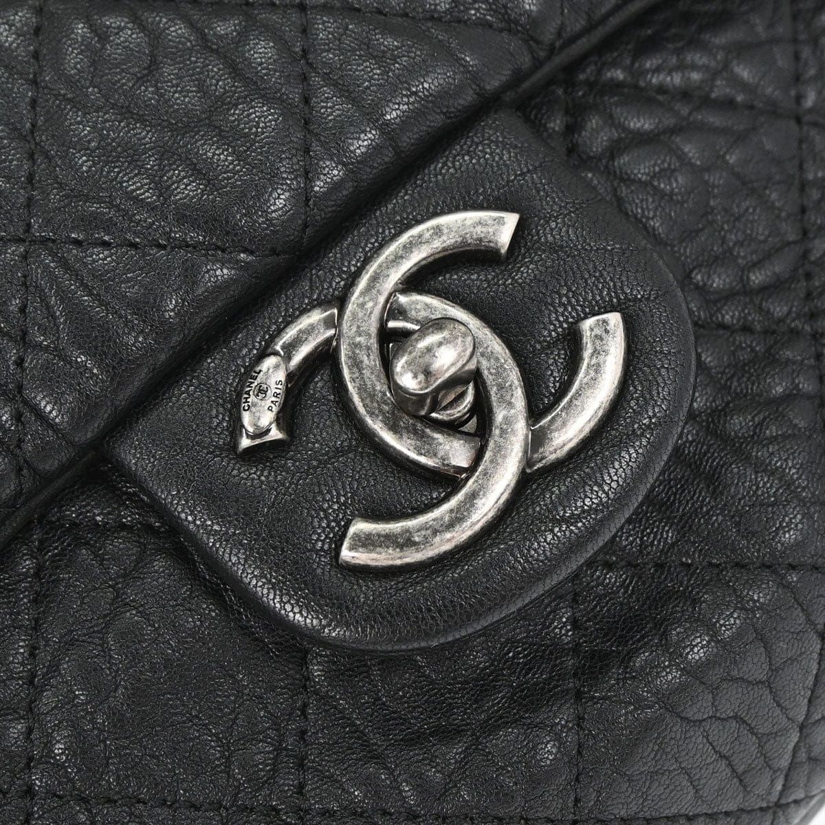 Chanel 2015 - 2016 Black Lambskin Tote Handbag