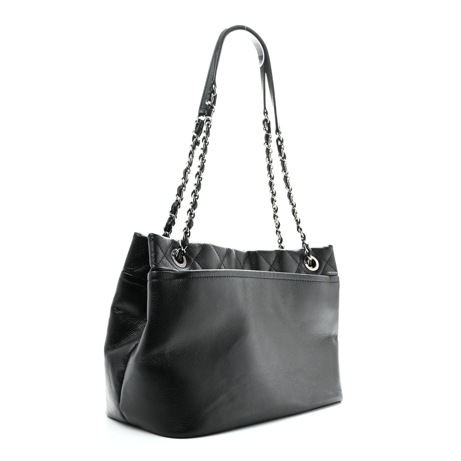 Chanel Caviar Timeless CC Soft Tote Black