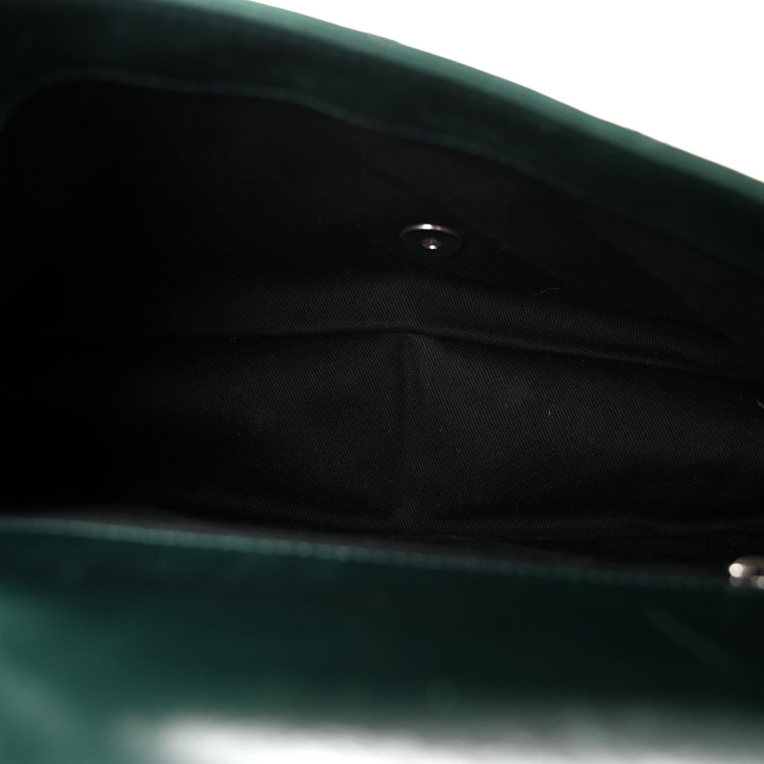 Chanel Glazed Calfskin Quilted Small CC Delivery Tote Dark Green