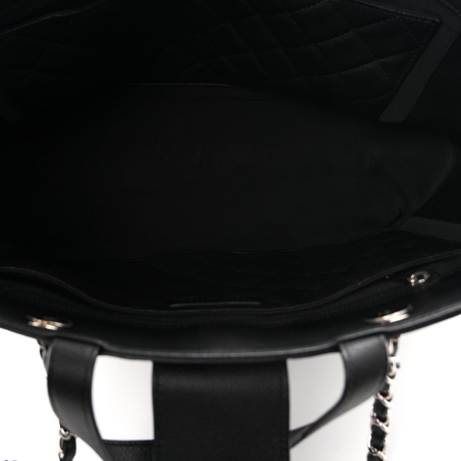 Chanel Caviar Quilted Large CC Box Shopping Tote Black
