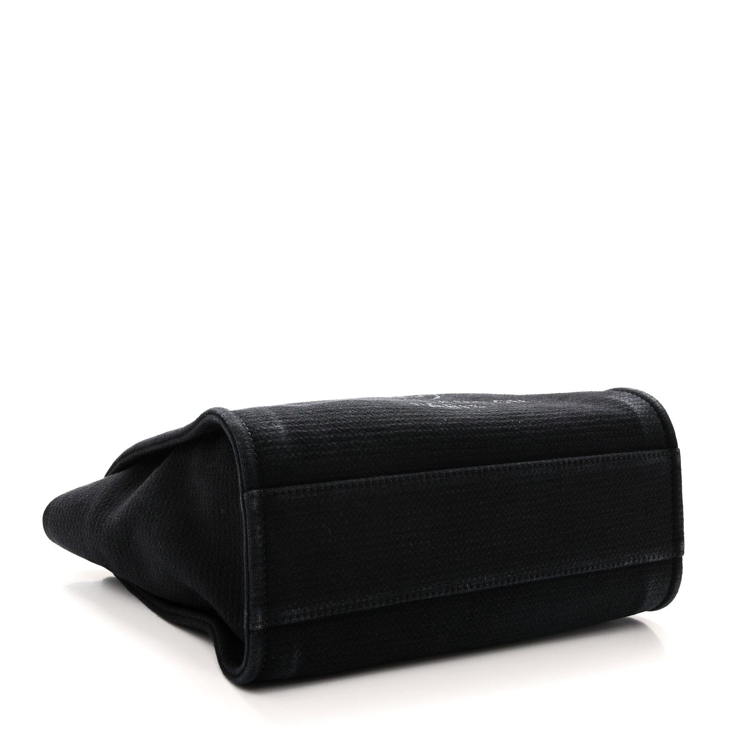 Chanel Mixed Fibers Small Deauville Tote Black