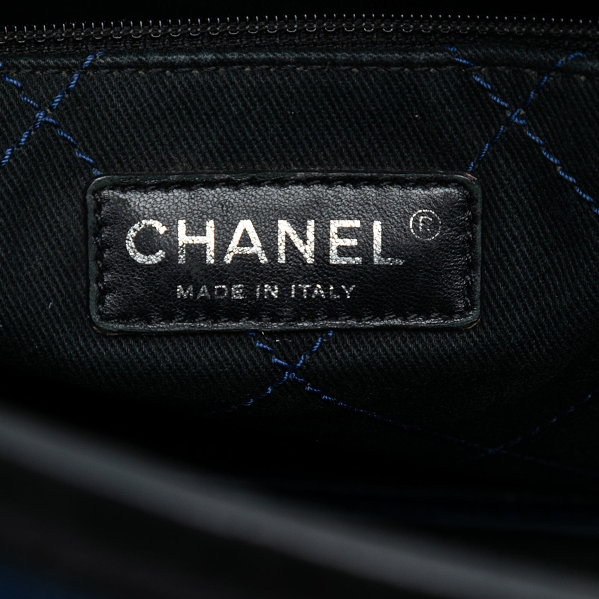 Chanel Quilted Caviar Shopping Fever Tote