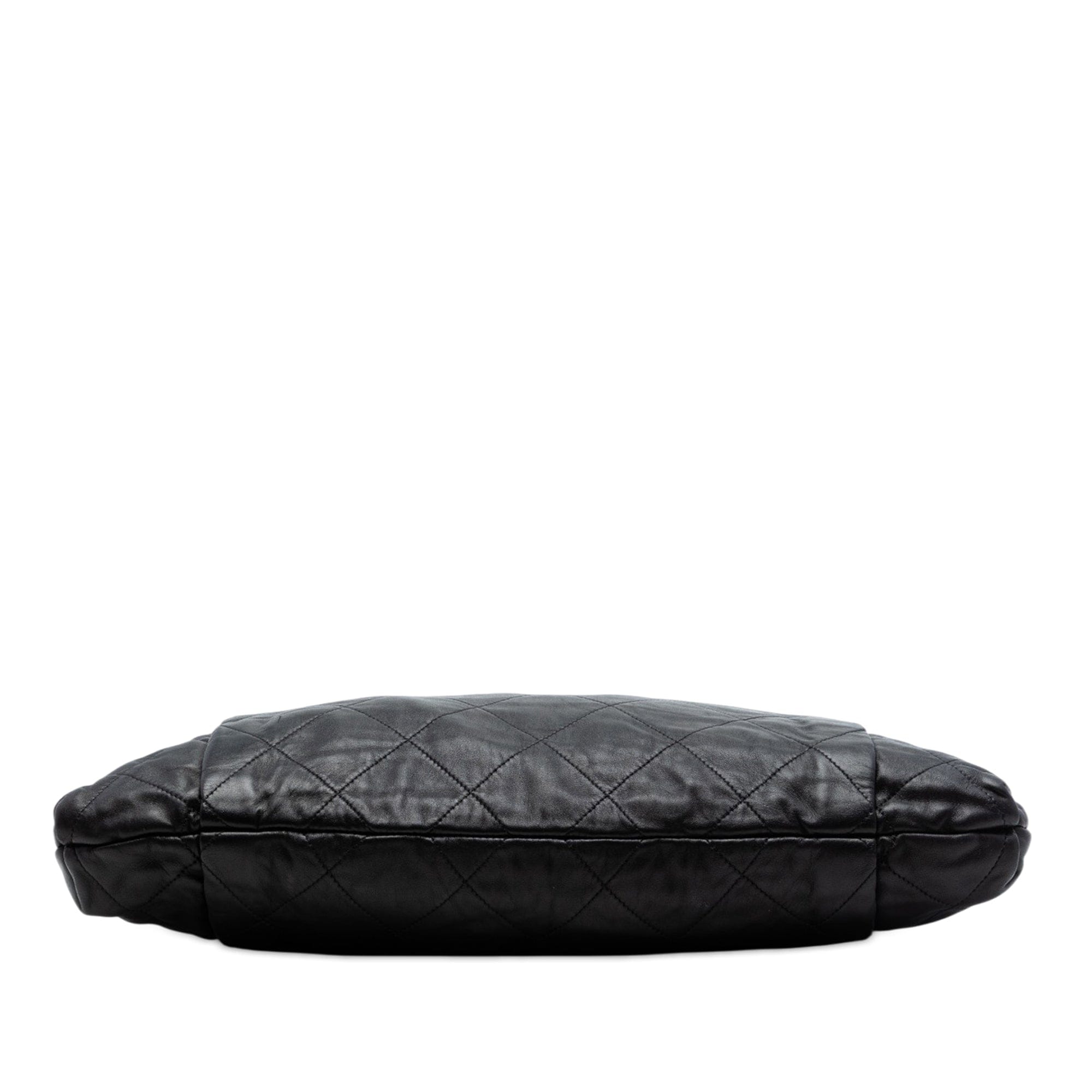 Chanel CC Quilted Lambskin Chain Shopping Tote