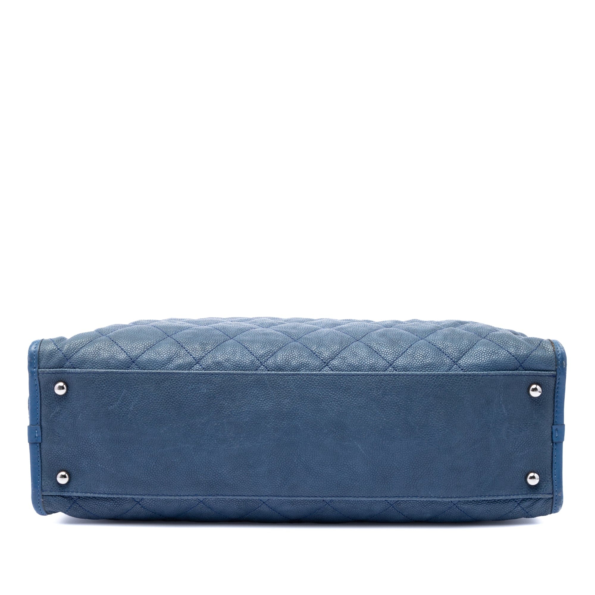 Chanel Quilted Caviar French Riviera Tote