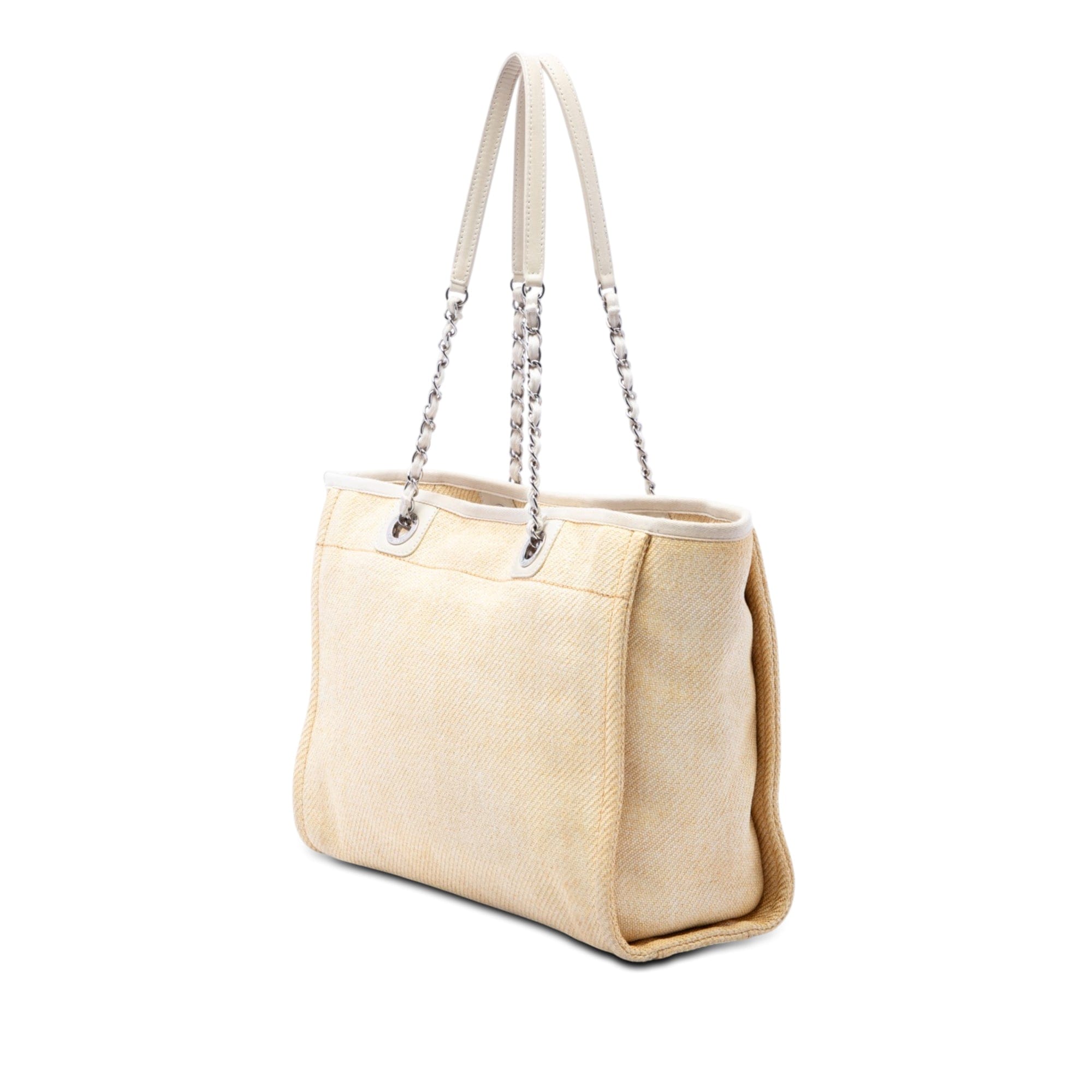 Chanel Small Raffia Deauville Tote
