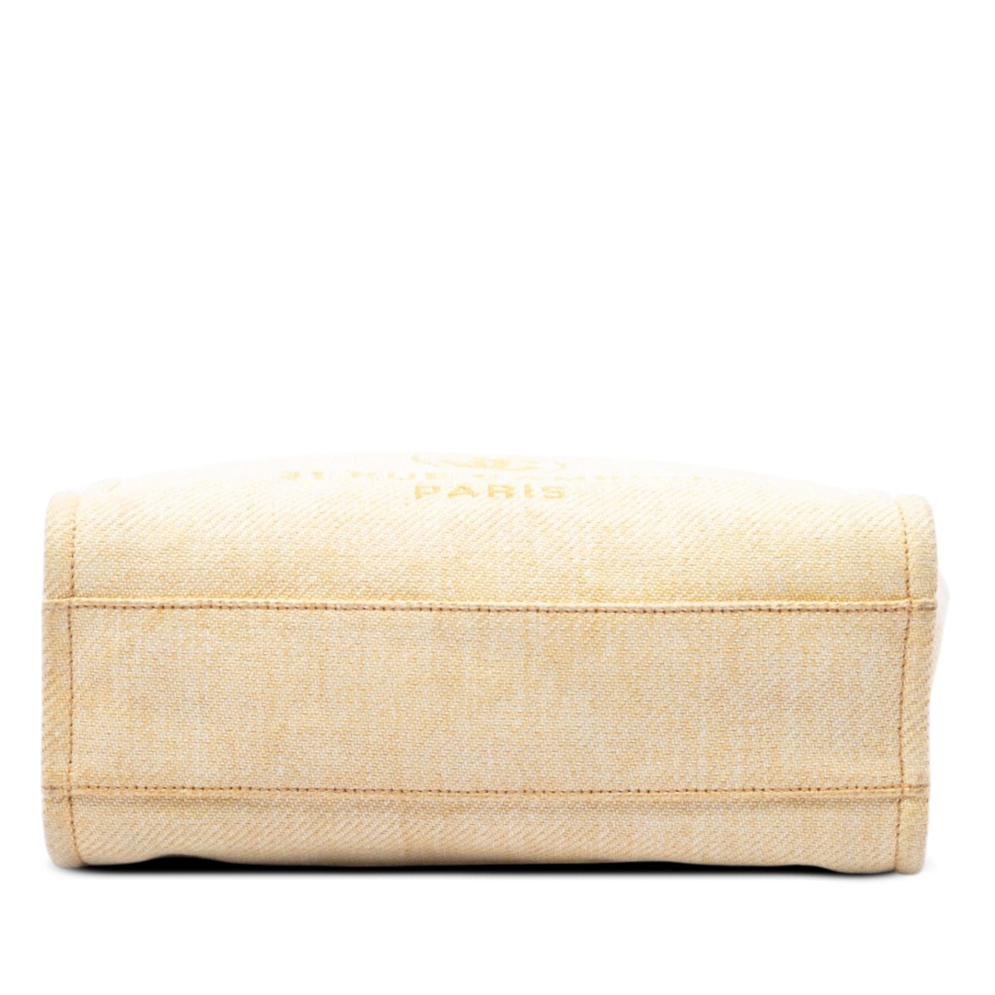 Chanel Small Raffia Deauville Tote