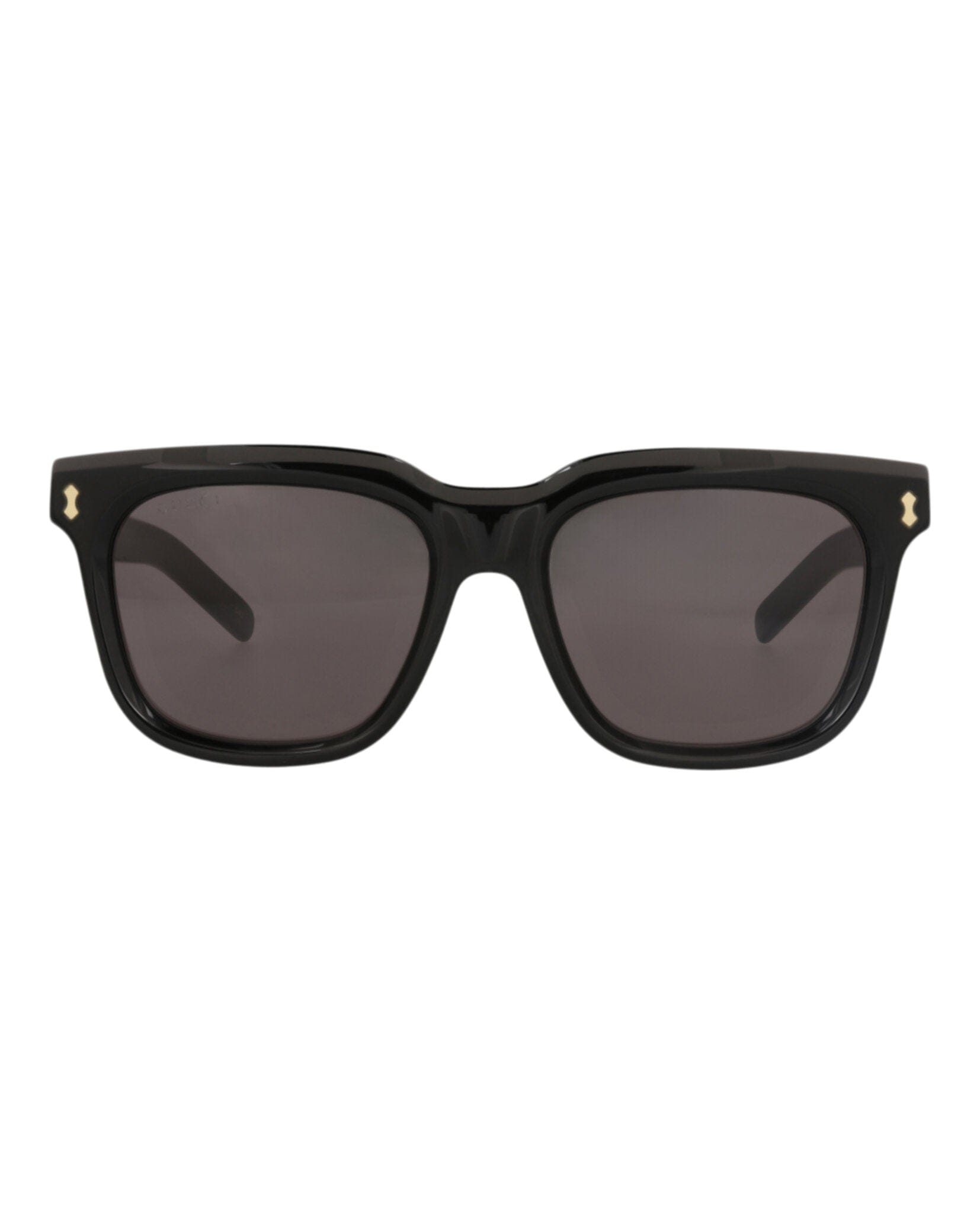 Gucci Mens Square/Rectangle Black Black Grey Fashion Designer Eyewear