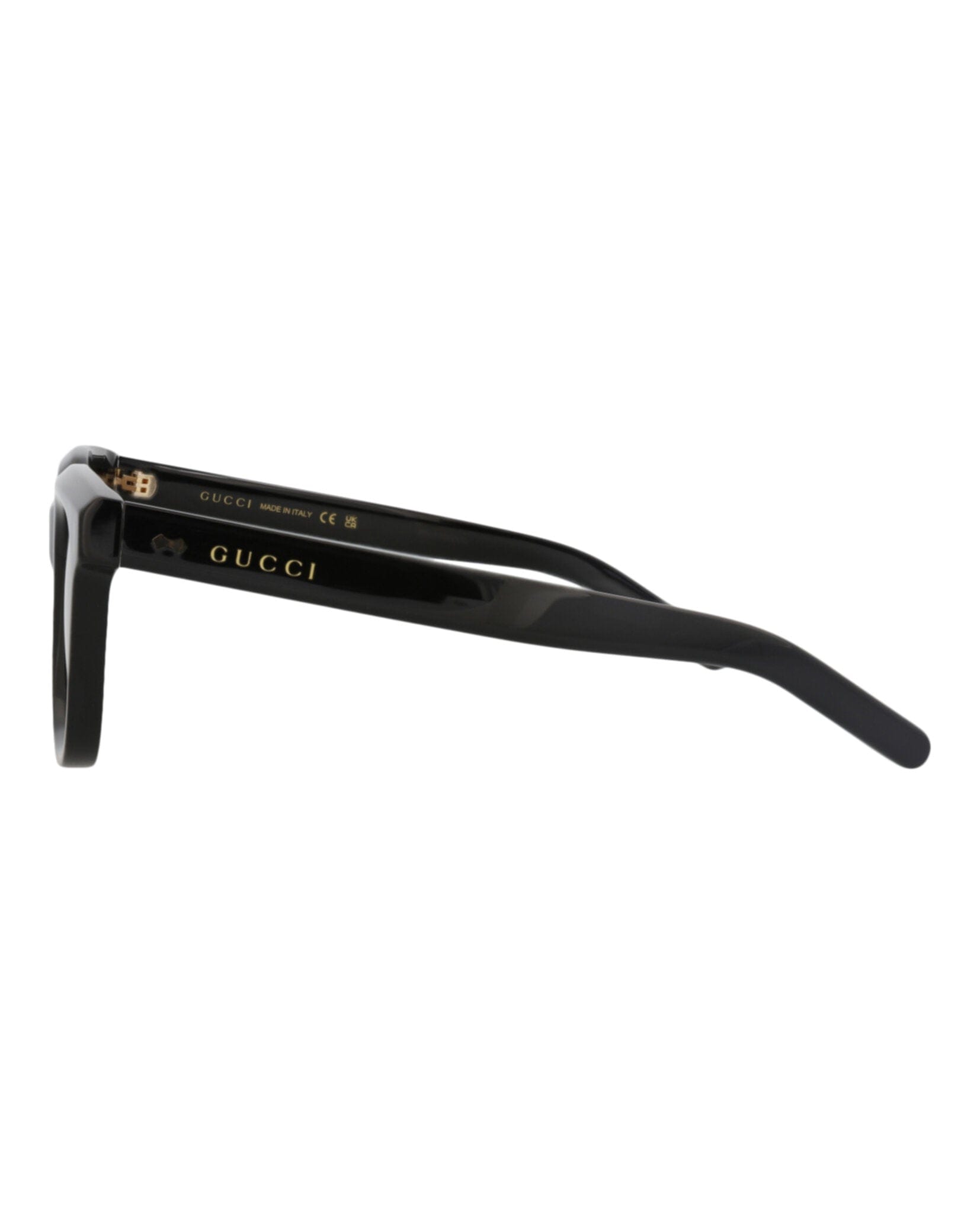 Gucci Mens Square/Rectangle Black Black Grey Fashion Designer Eyewear