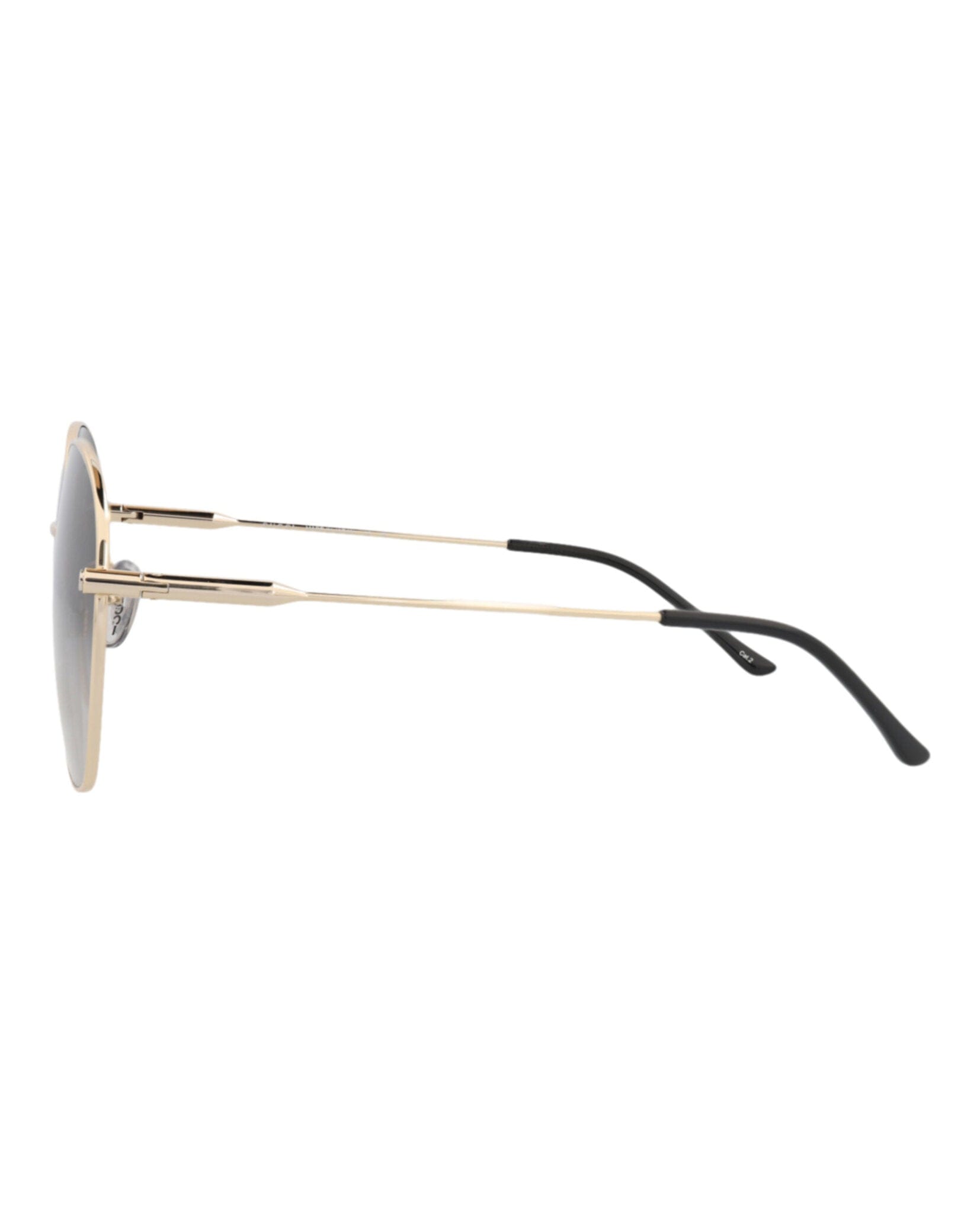 Gucci Womens Round/Oval Gold Gold Grey Fashion Designer Eyewear