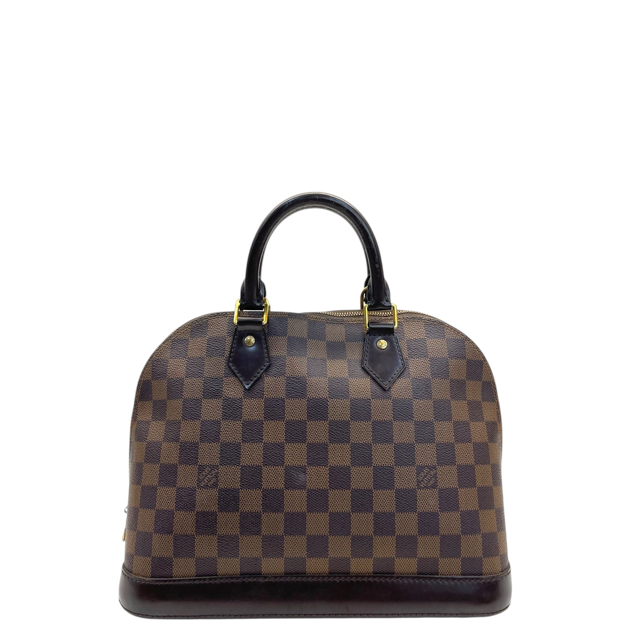 Louis Vuitton Alma PM Bag Damier Ebene Canvas
