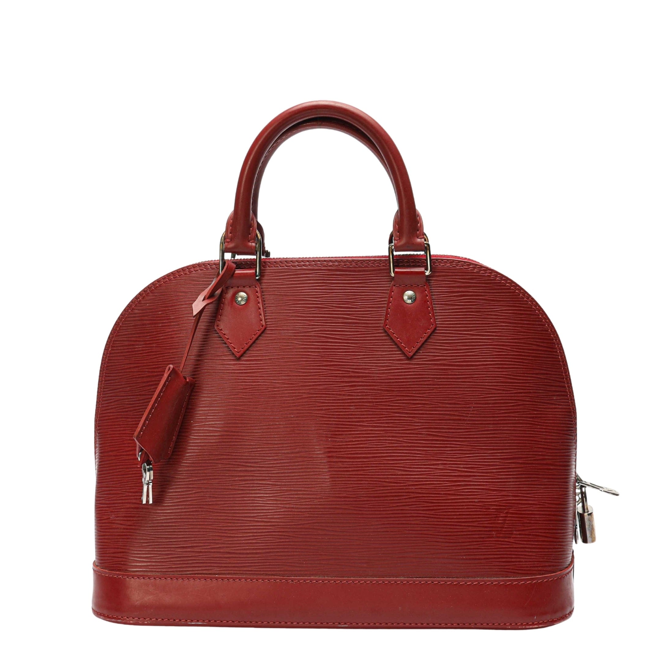 Louis Vuitton Red Epi Leather Alma PM Bag