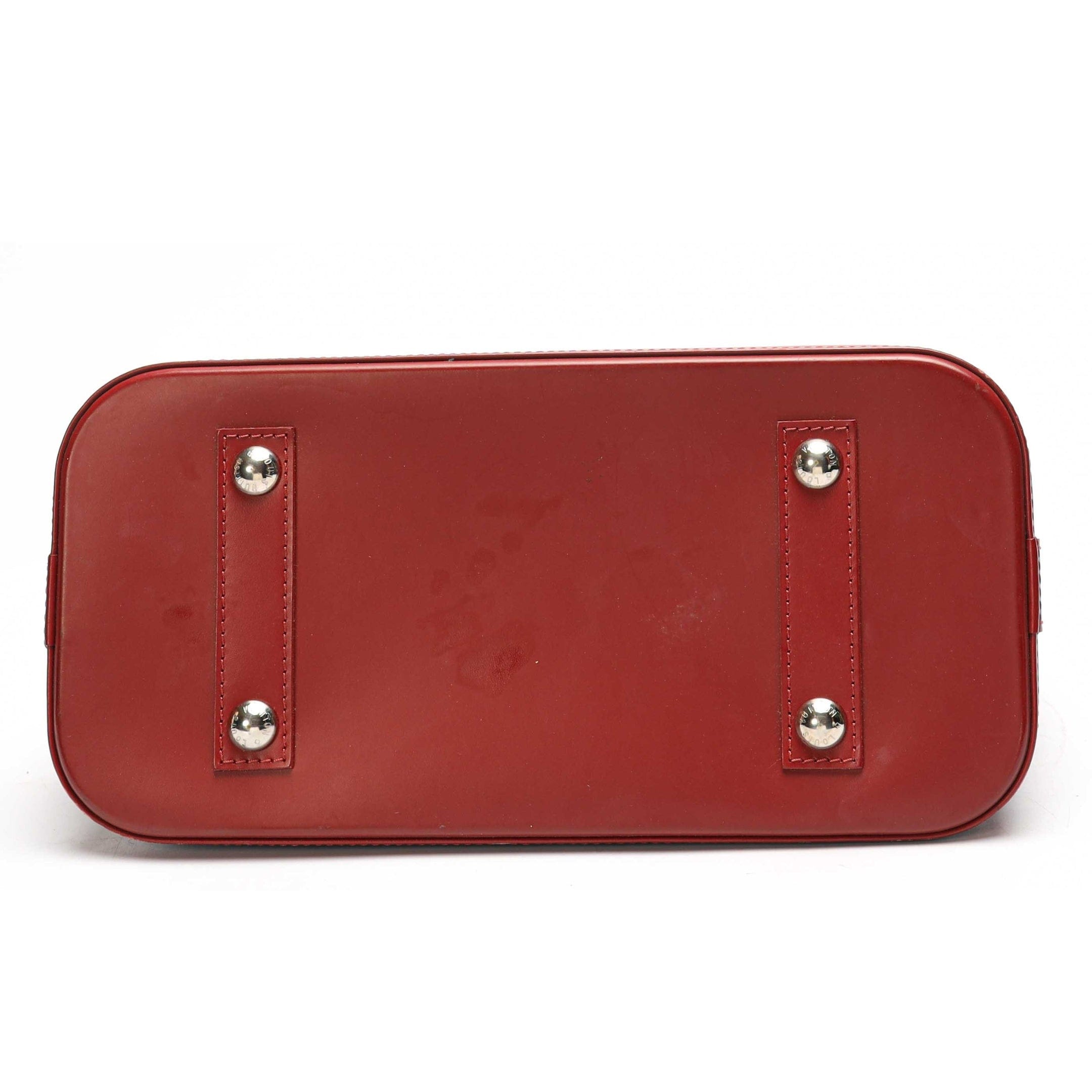 Louis Vuitton Red Epi Leather Alma PM Bag