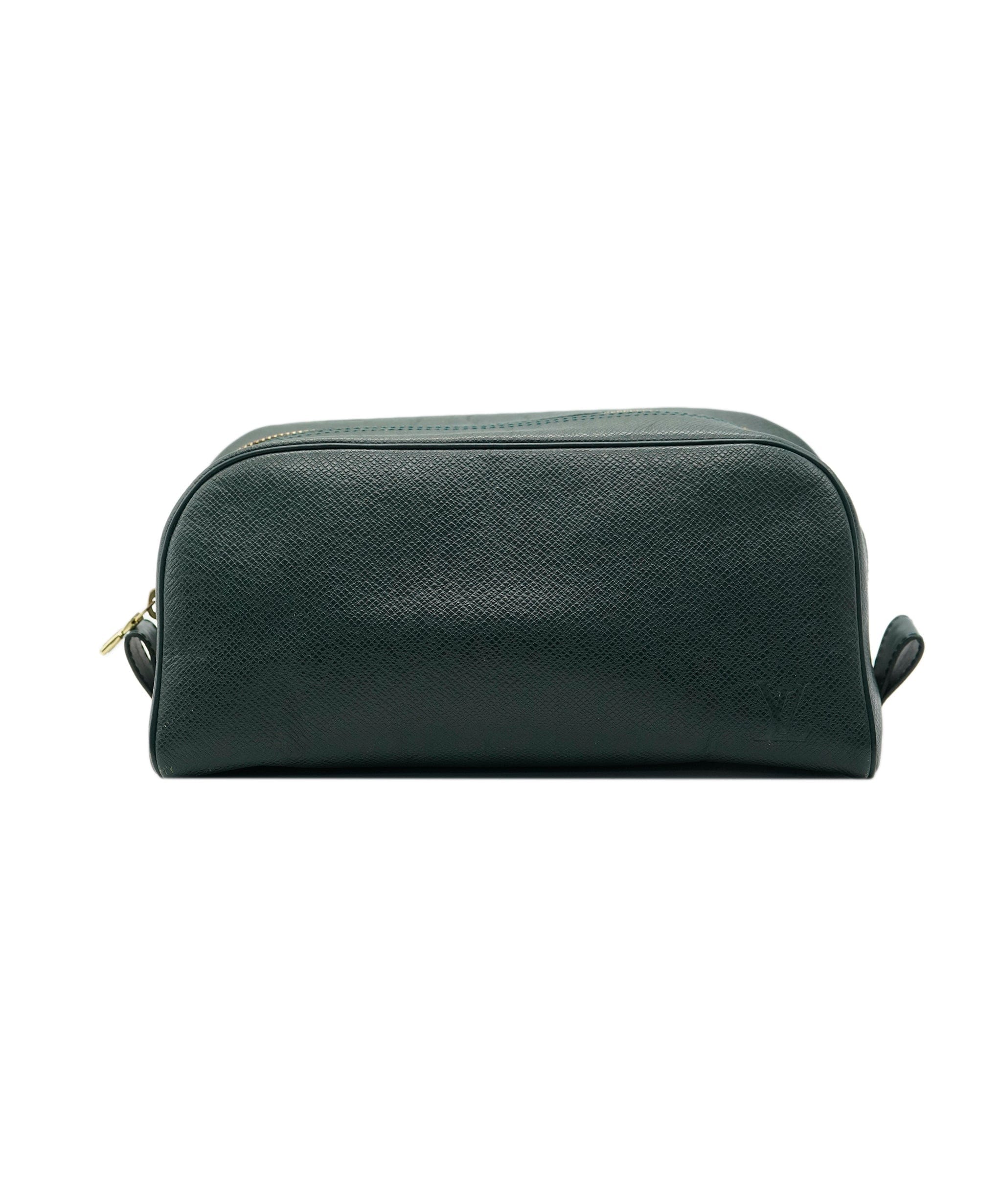 Louis Vuitton LV Green Taiga Leather Trousse Toilette Pouch PM - APC0003