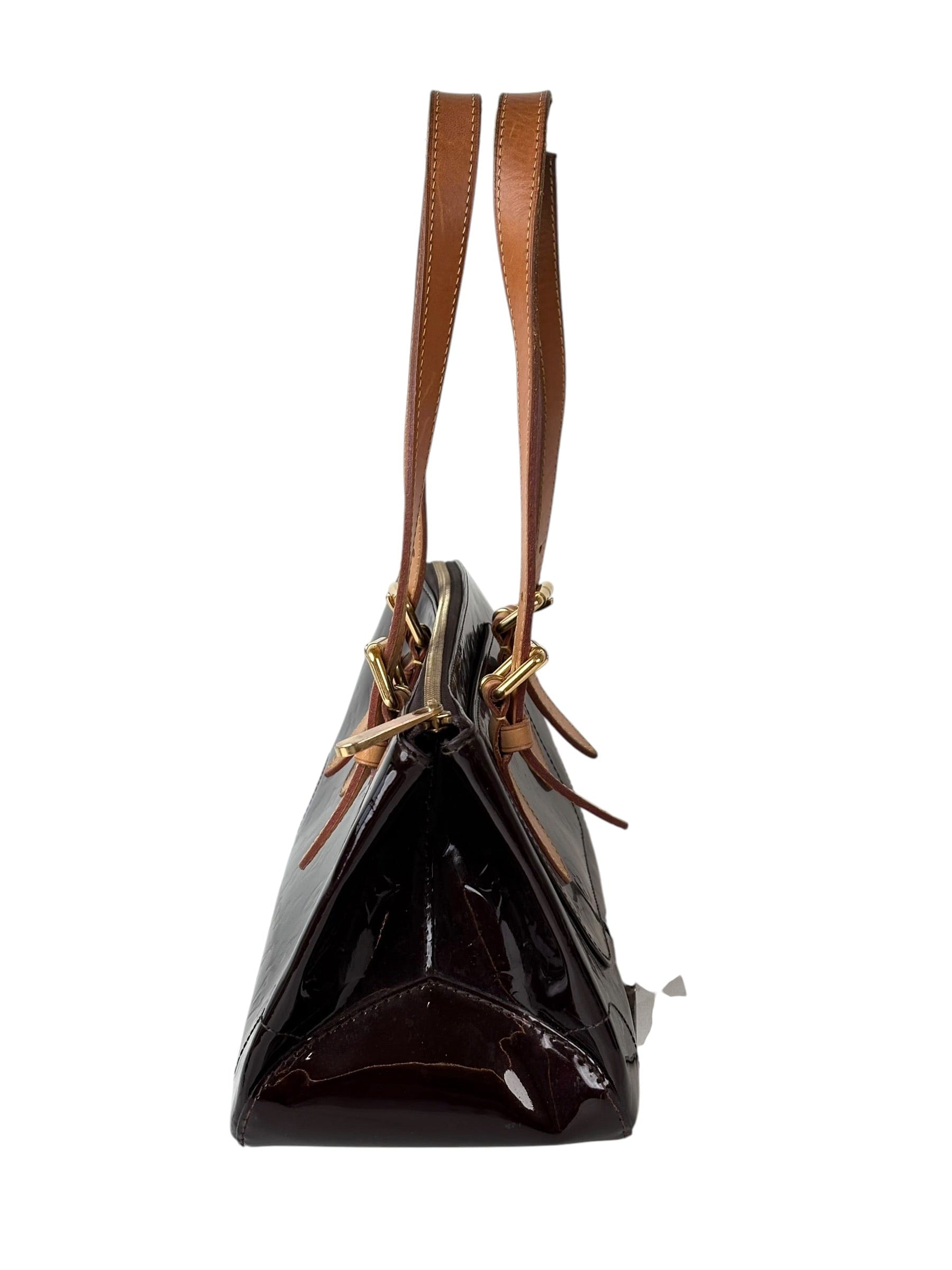 Louis Vuitton Amarante Burgundy Patent Bag