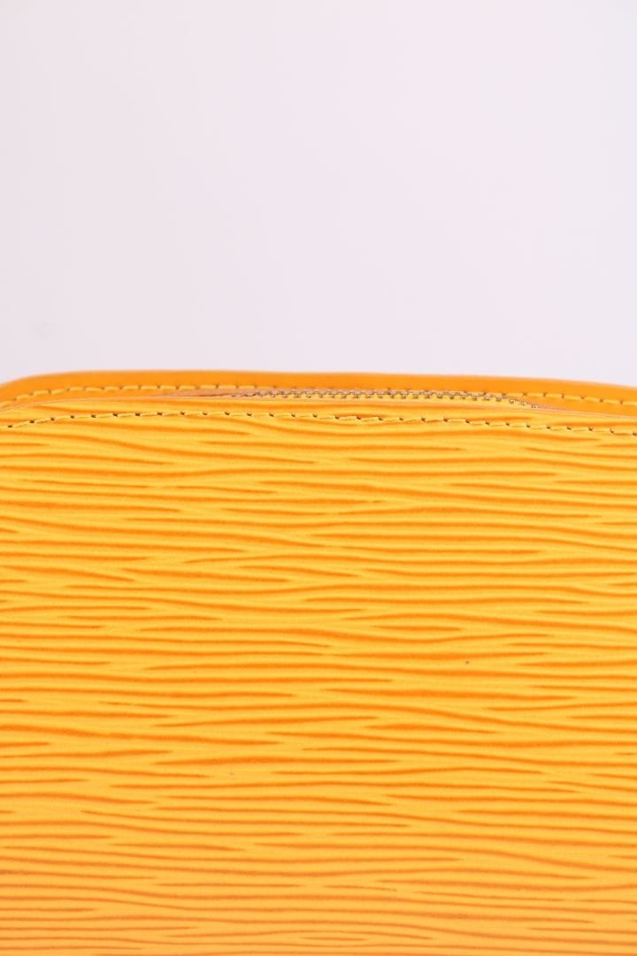 Louis Vuitton Epi Cosmetics Pouch Mustard