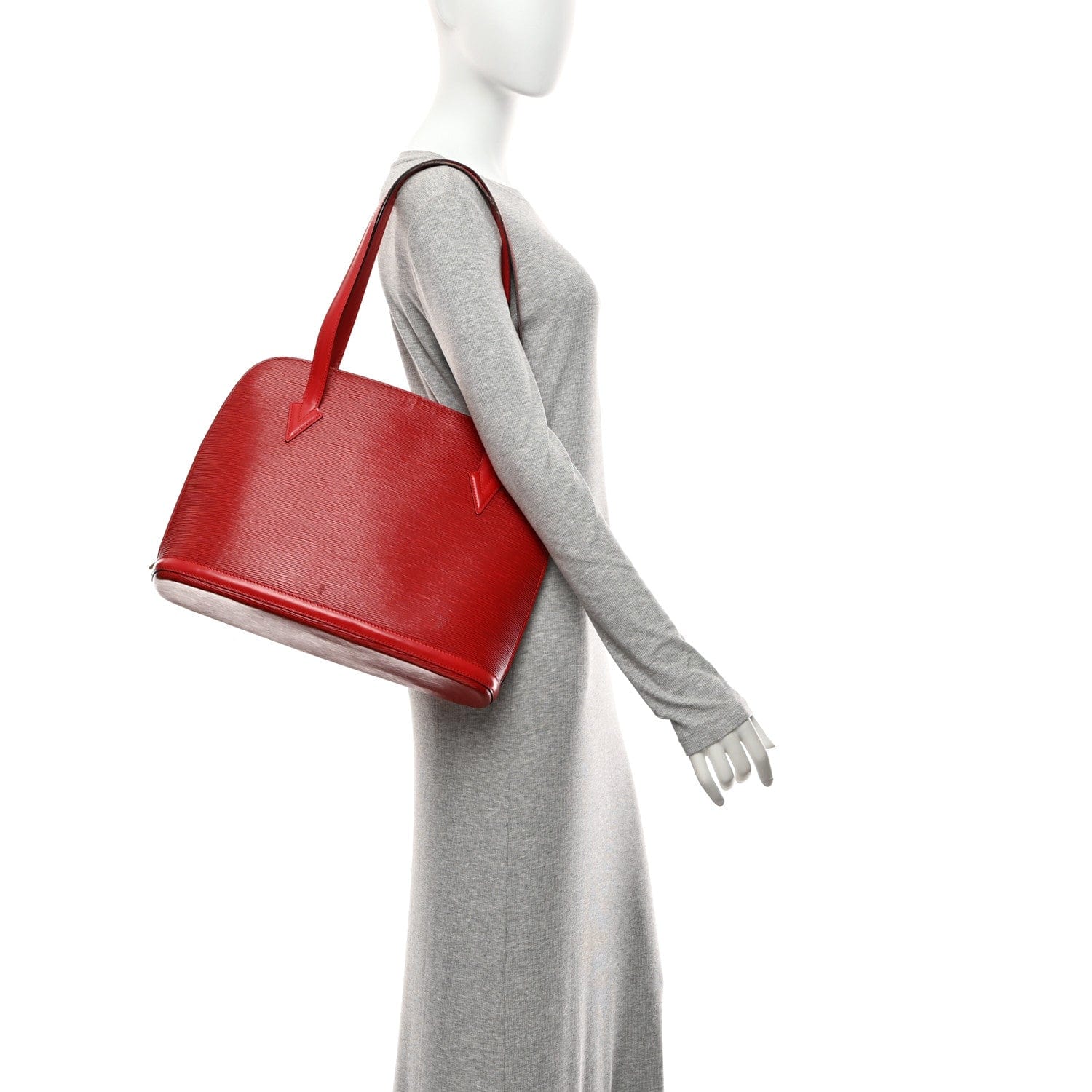 Louis Vuitton Epi Lussac Castillan Red