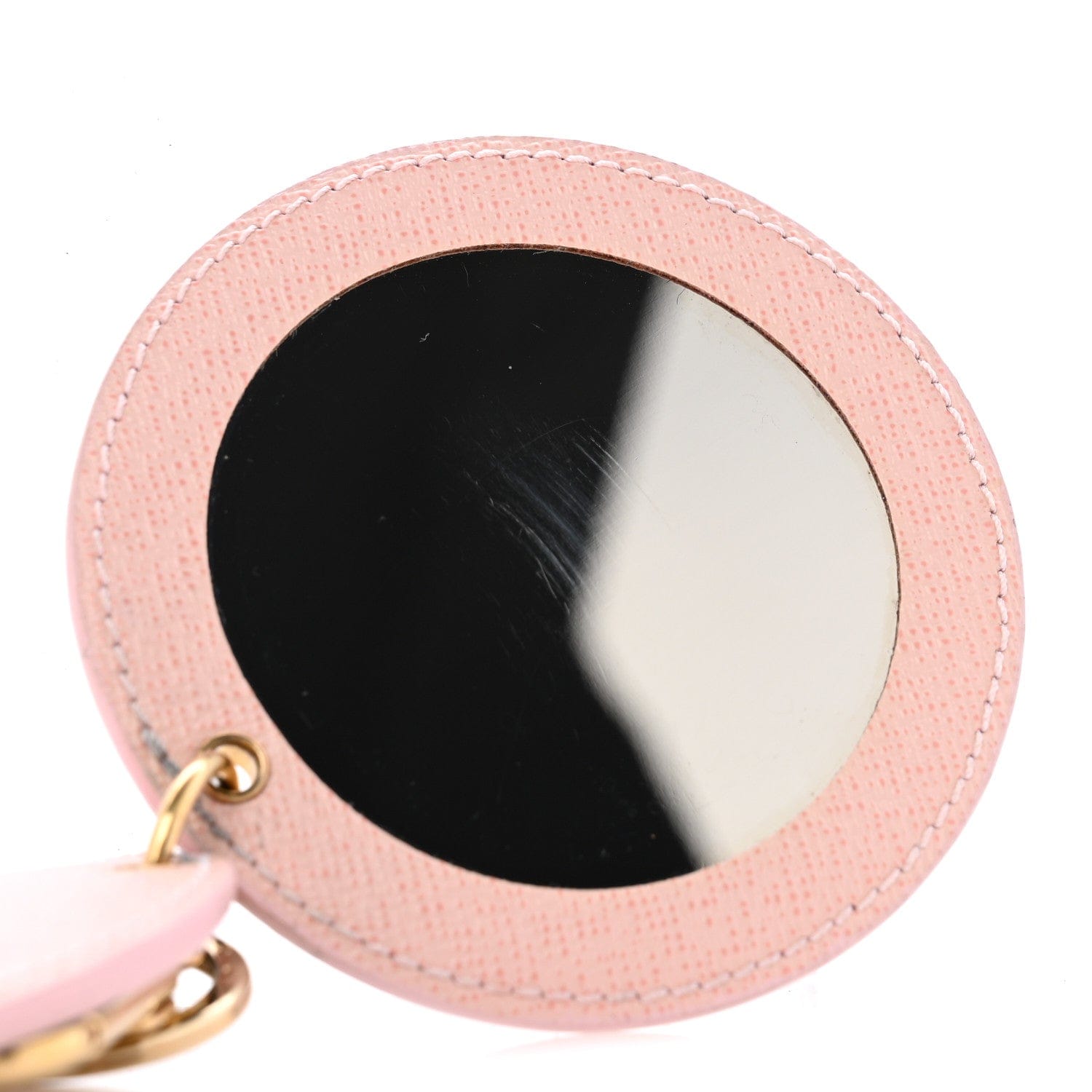 Louis Vuitton Monogram LV Mirror Bag Charm Key Holder Rose Ballerine