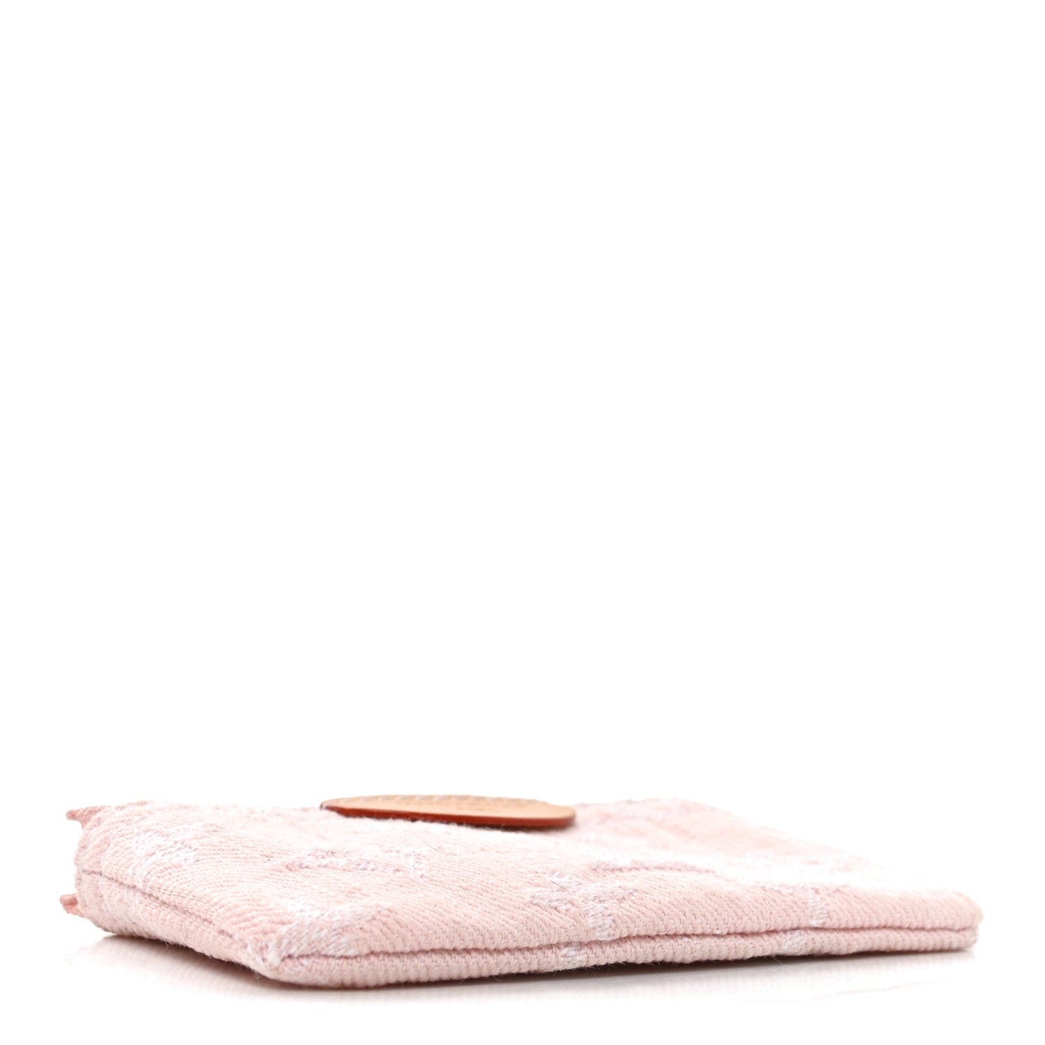 Louis Vuitton Monogram Denim Key Pouch Washed Pink