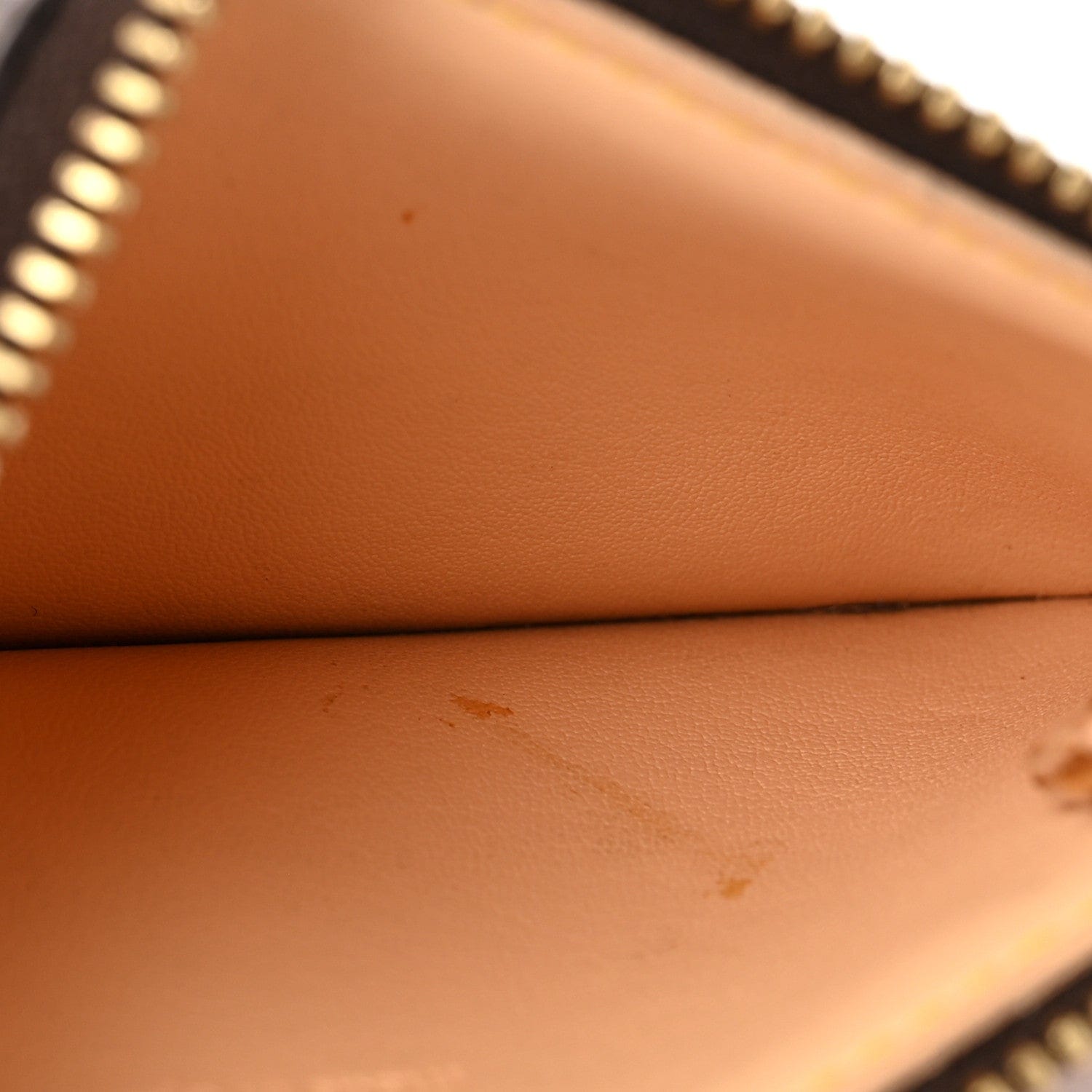 Louis Vuitton Monogram Cherry Blossom Key Pouch Brown