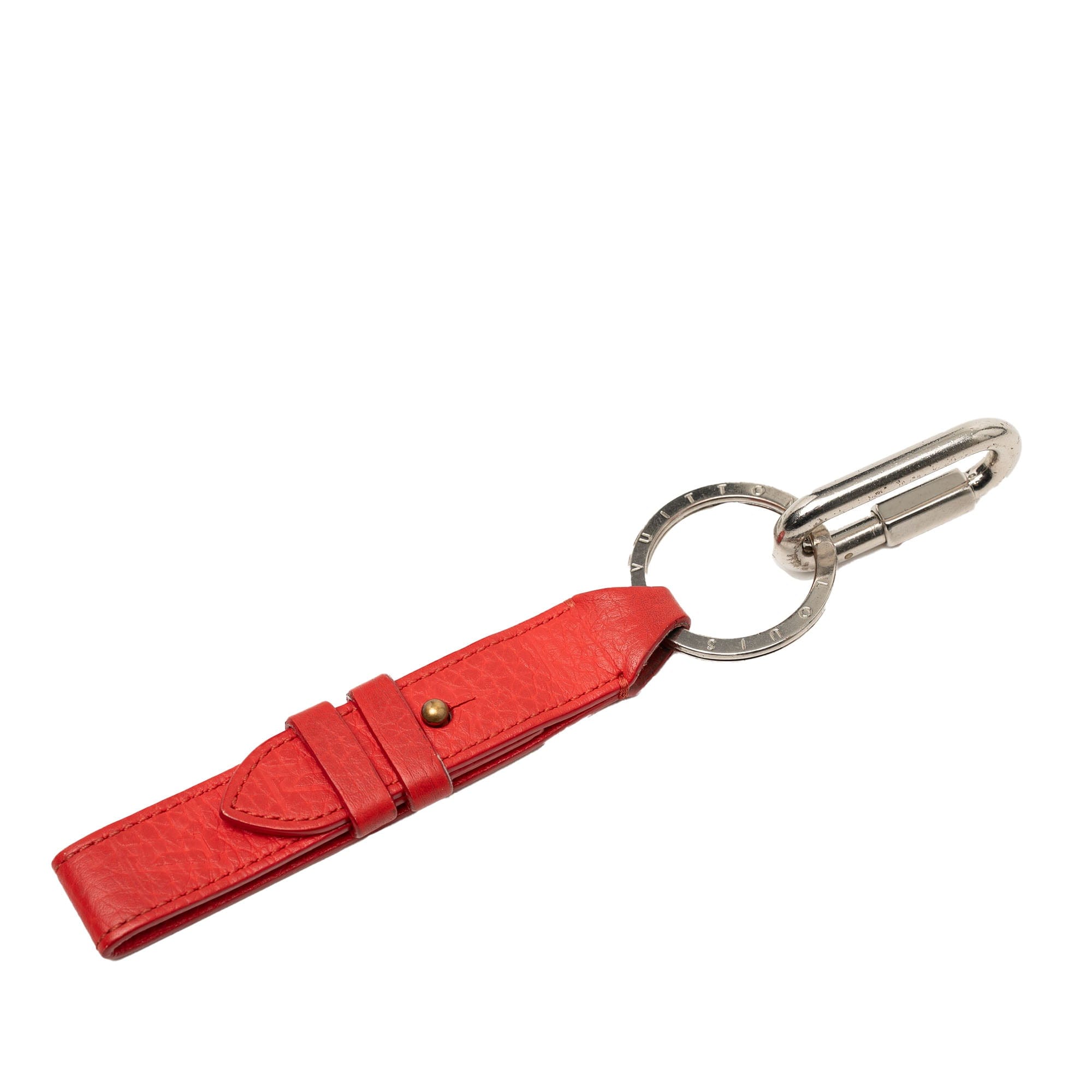 Louis Vuitton Leather Dragonne Bag Charm and Key Holder