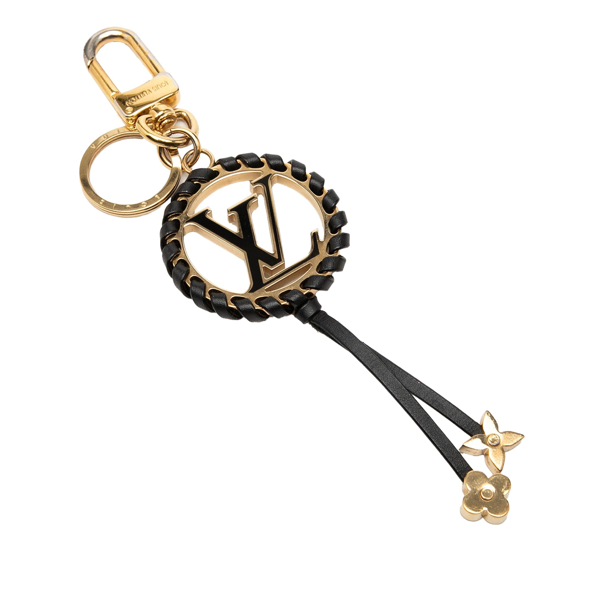 Louis Vuitton Gold Plated Lambskin and Enamel Very Bag Charm and Key Holder