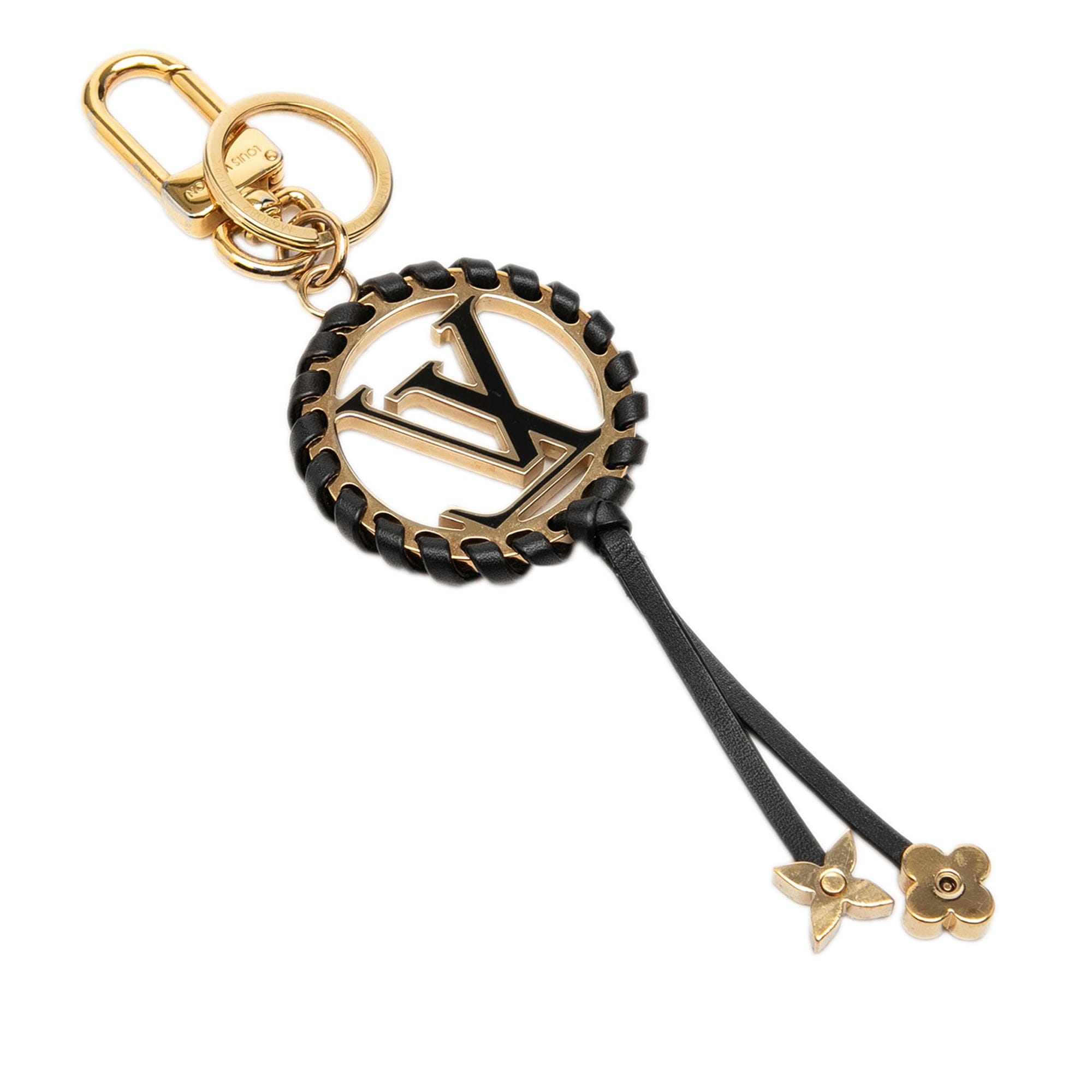 Louis Vuitton Gold Plated Lambskin and Enamel Very Bag Charm and Key Holder