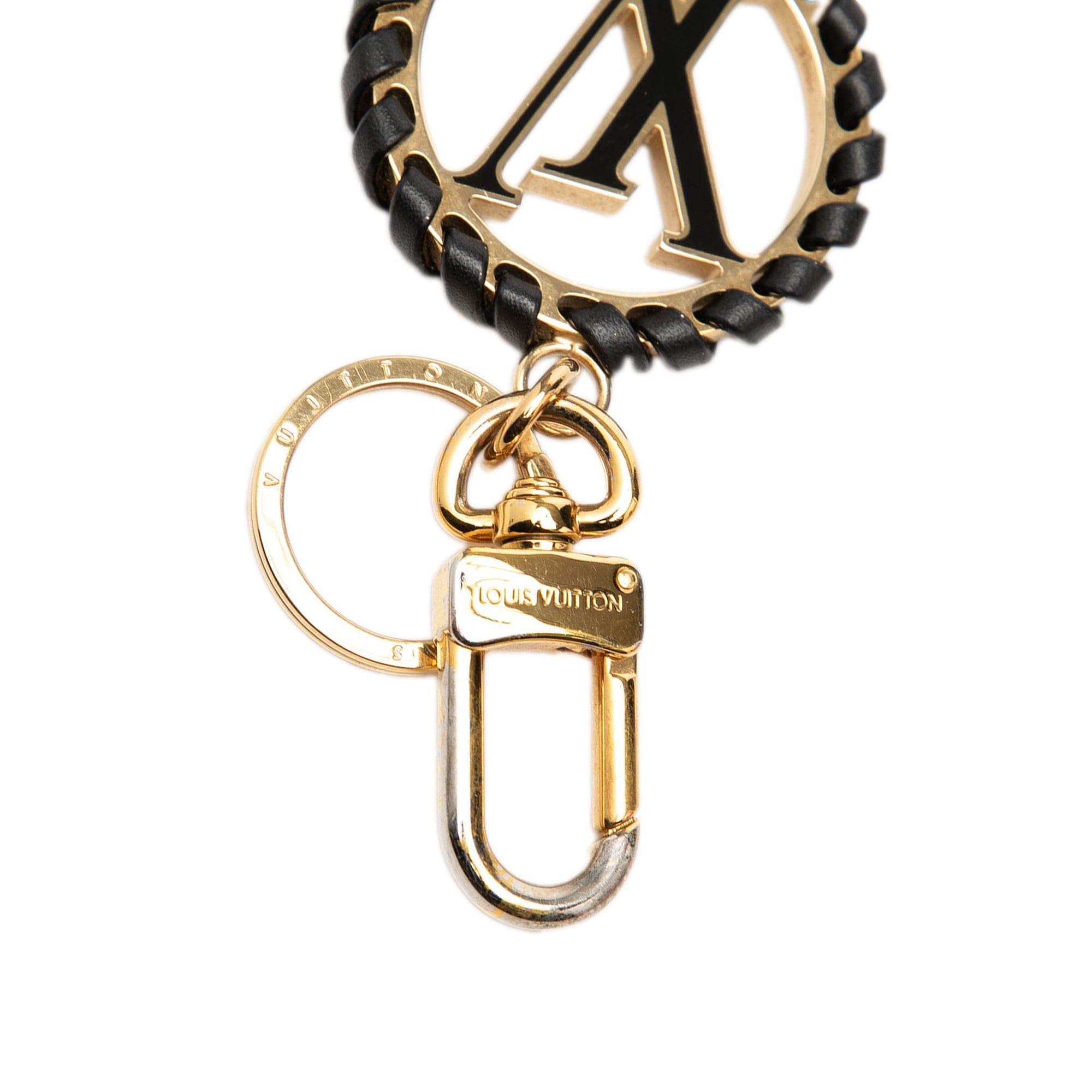 Louis Vuitton Gold Plated Lambskin and Enamel Very Bag Charm and Key Holder