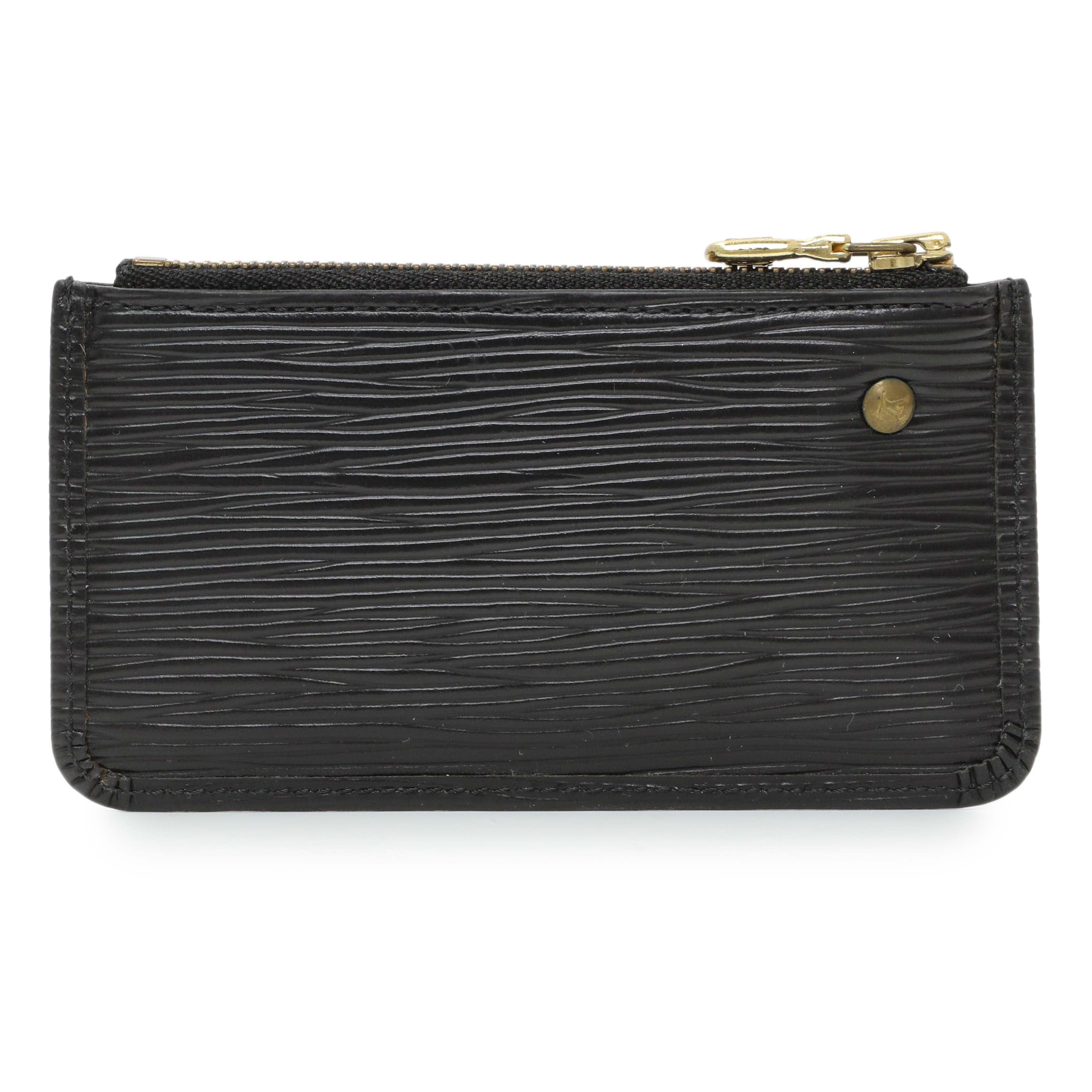 Louis Vuitton Black Epi Key Pouch