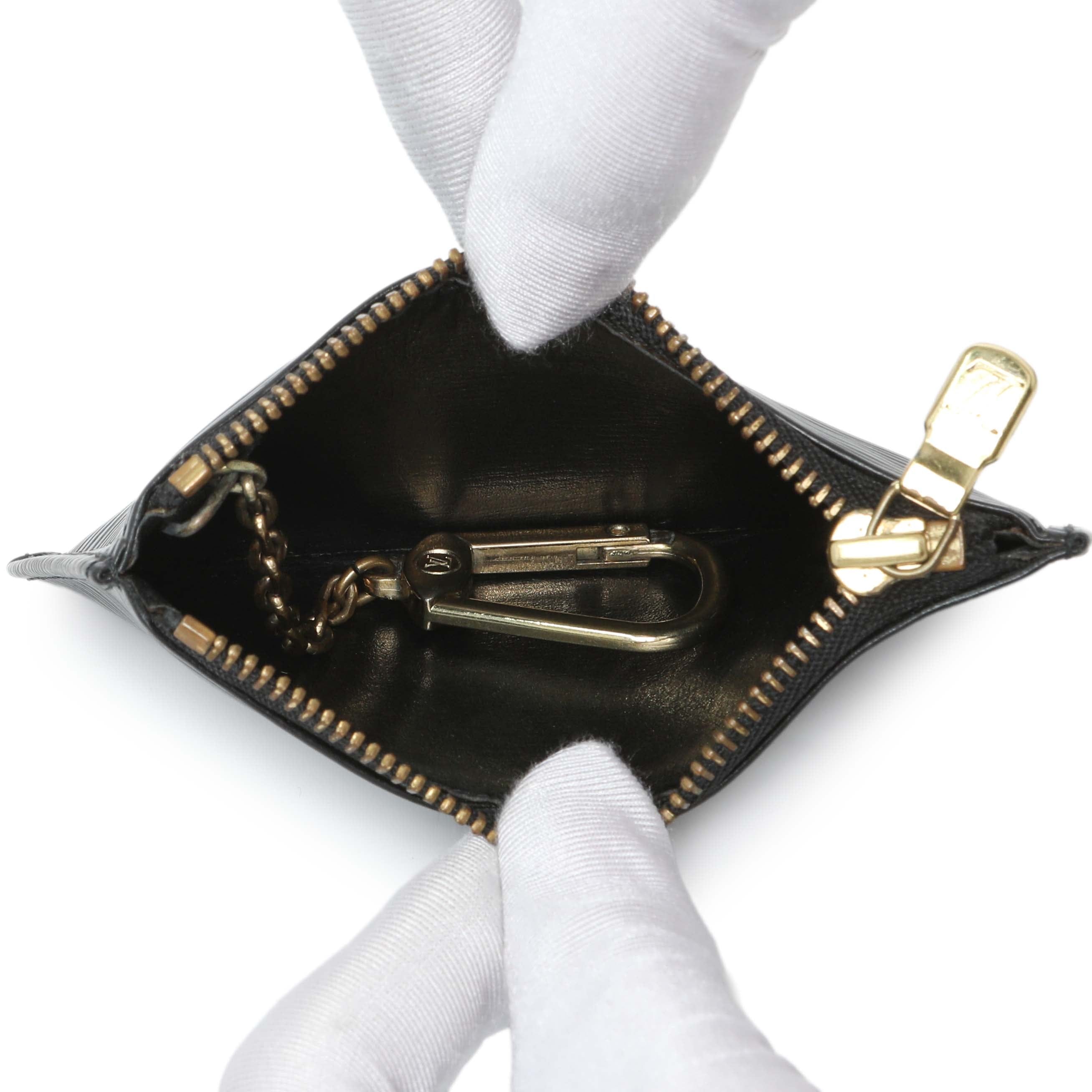 Louis Vuitton Black Epi Key Pouch