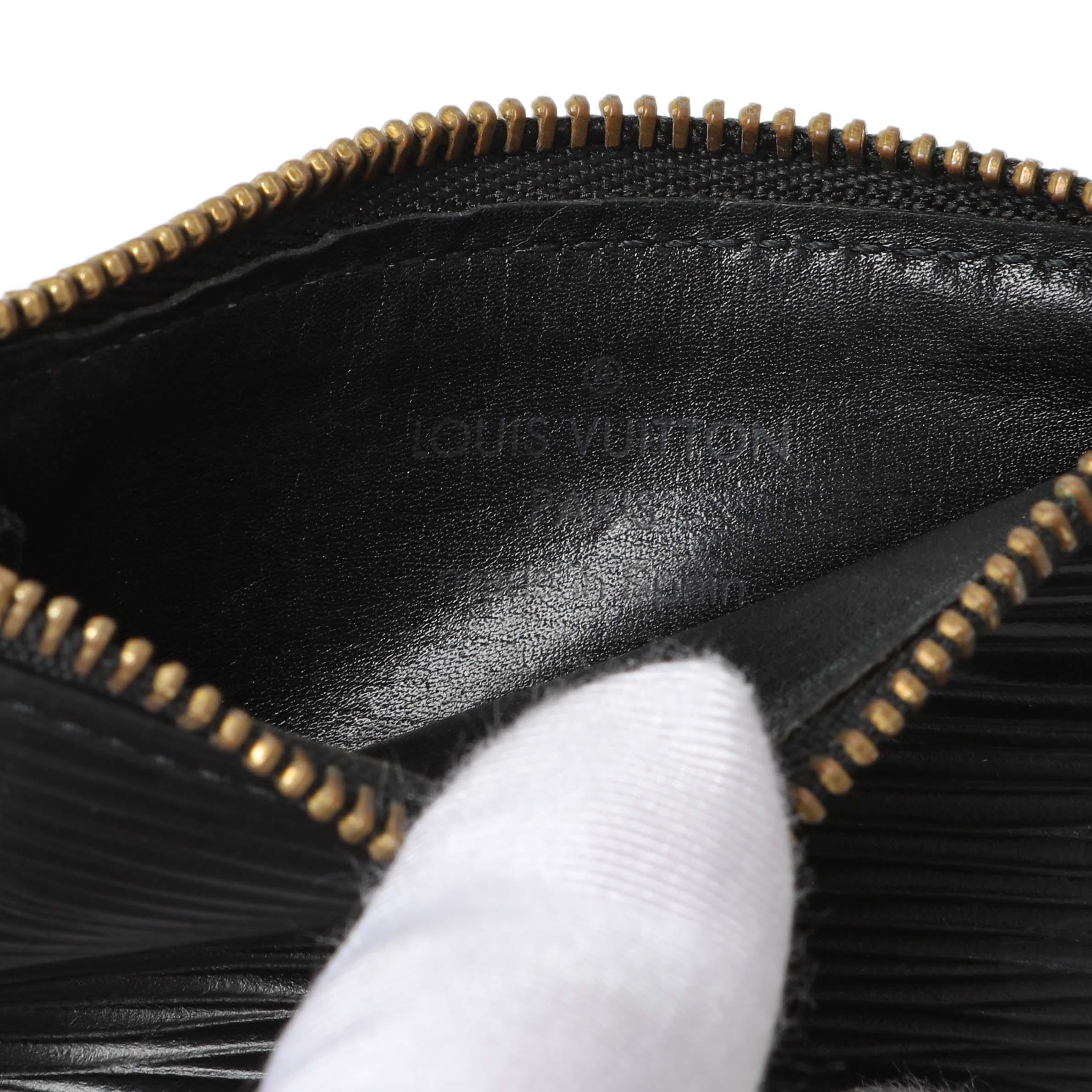 Louis Vuitton Black Epi Key Pouch