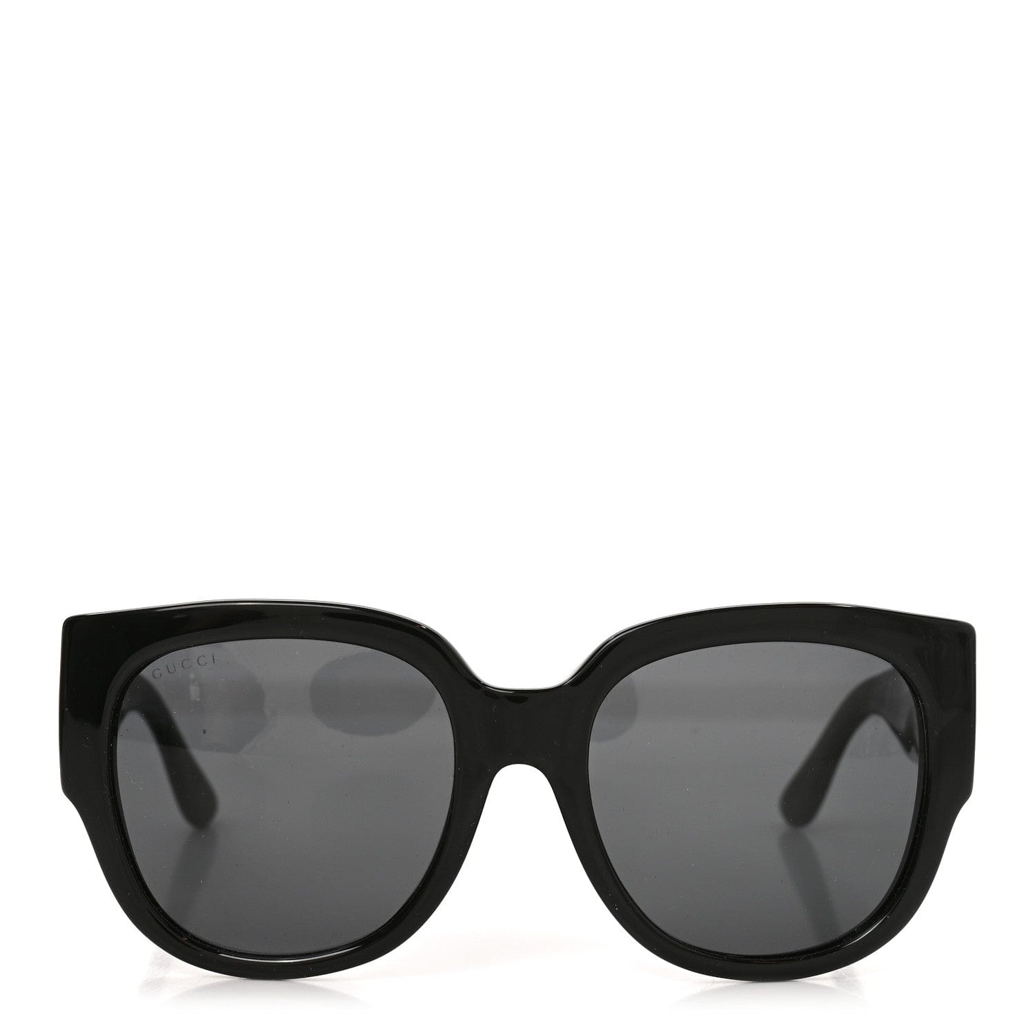 Gucci Acetate Square Frame Sunglasses GG0142SA Black