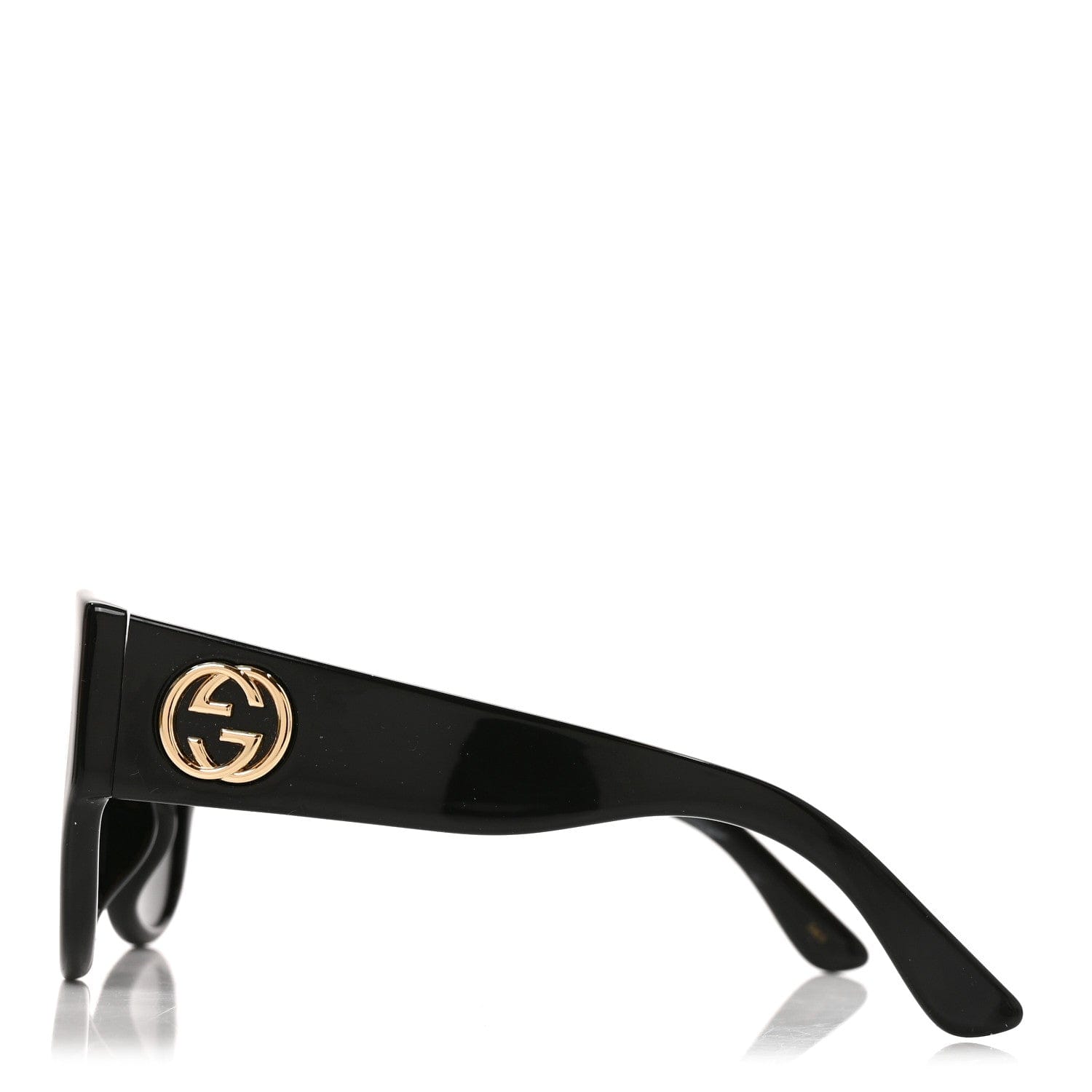 Gucci Acetate Square Frame Sunglasses GG0142SA Black