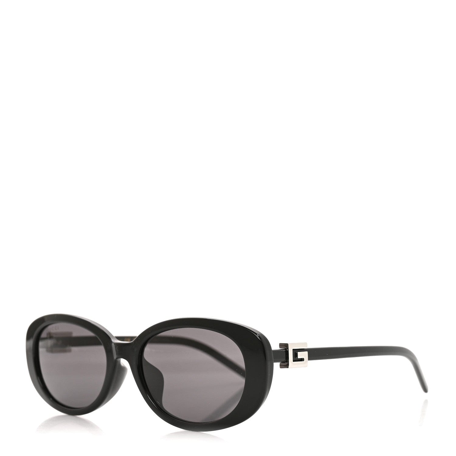 Gucci Acetate Oval Frame GG1684SA Sunglasses Black