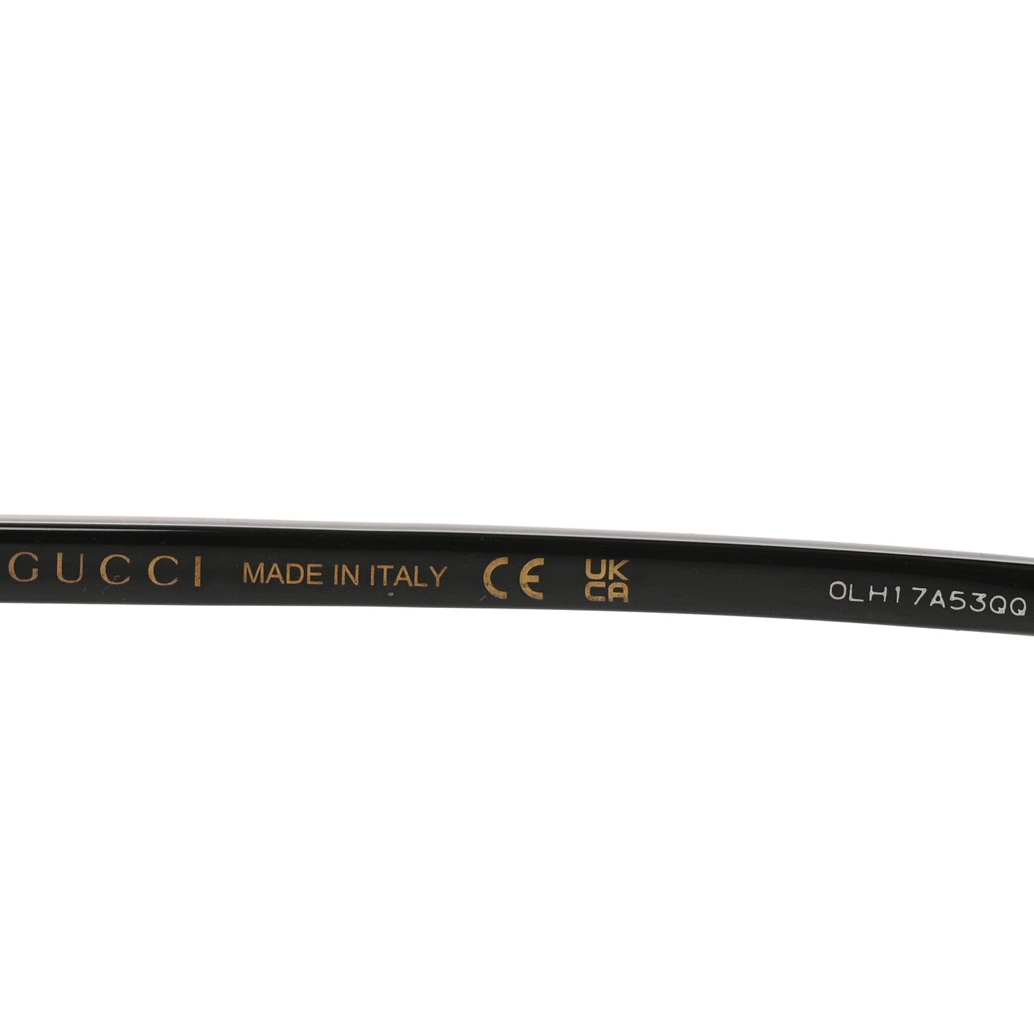 Gucci Acetate Oval Frame GG1684SA Sunglasses Black