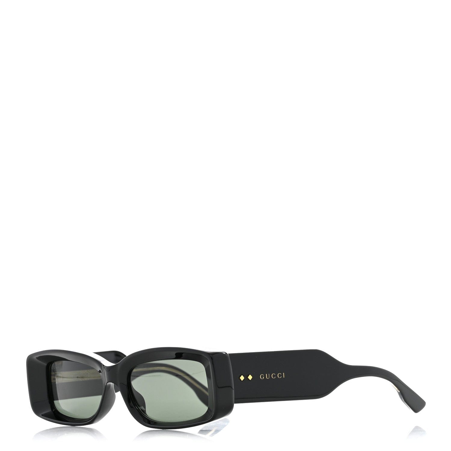 Gucci Acetate Rectangle Frame Sunglasses GG1528S Black