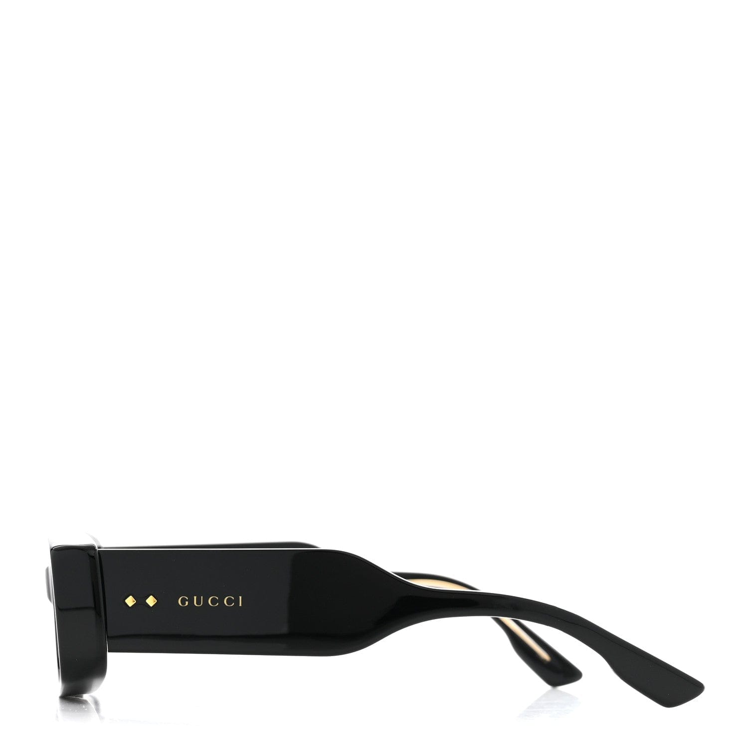 Gucci Acetate Rectangle Frame Sunglasses GG1528S Black