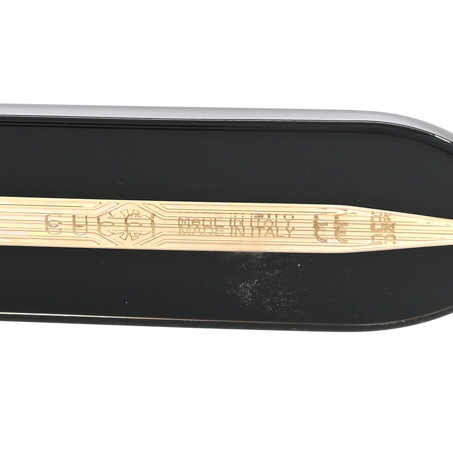 Gucci Acetate Rectangle Frame Sunglasses GG1528S Black