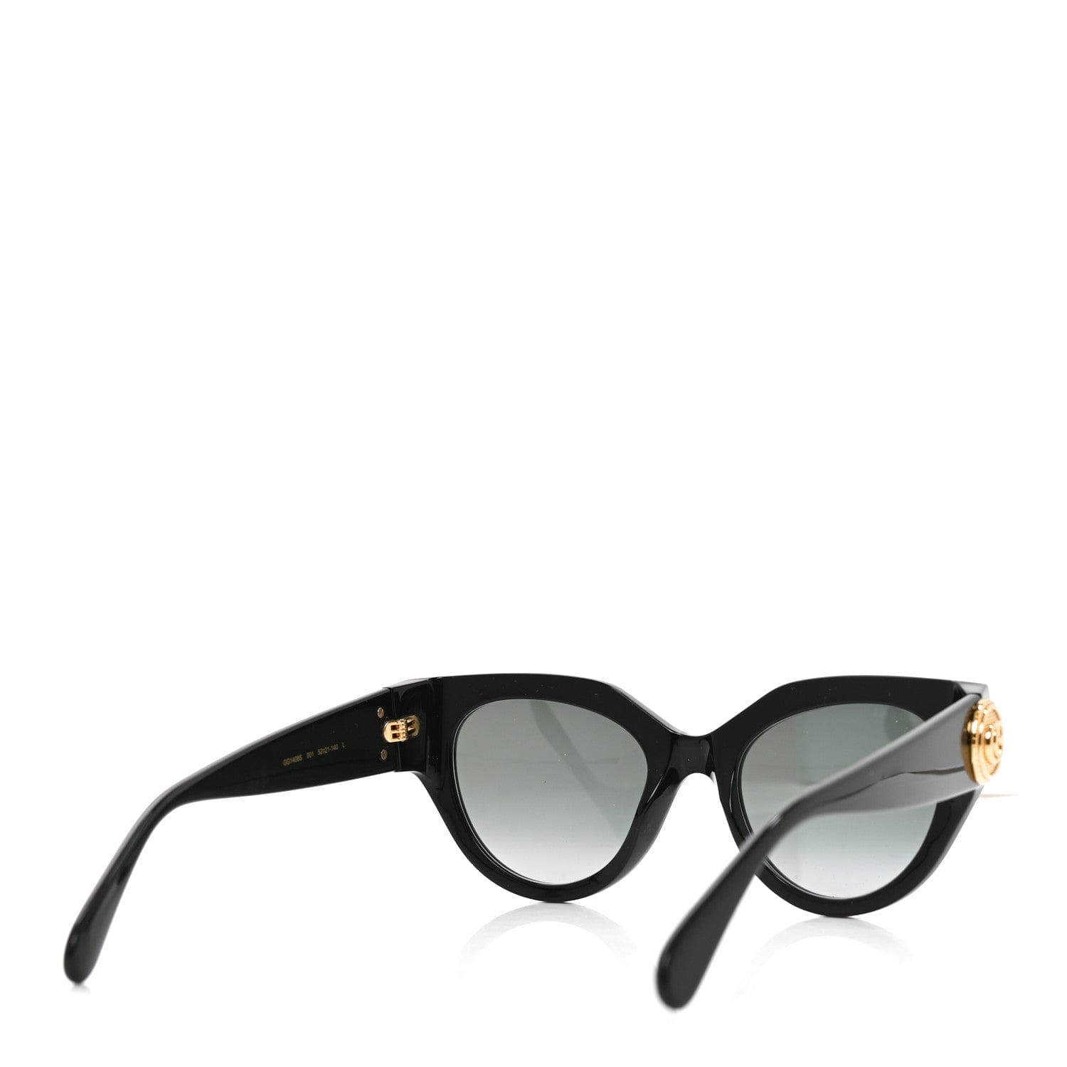 Gucci Acetate Cat Eye GG1408S Sunglasses Black